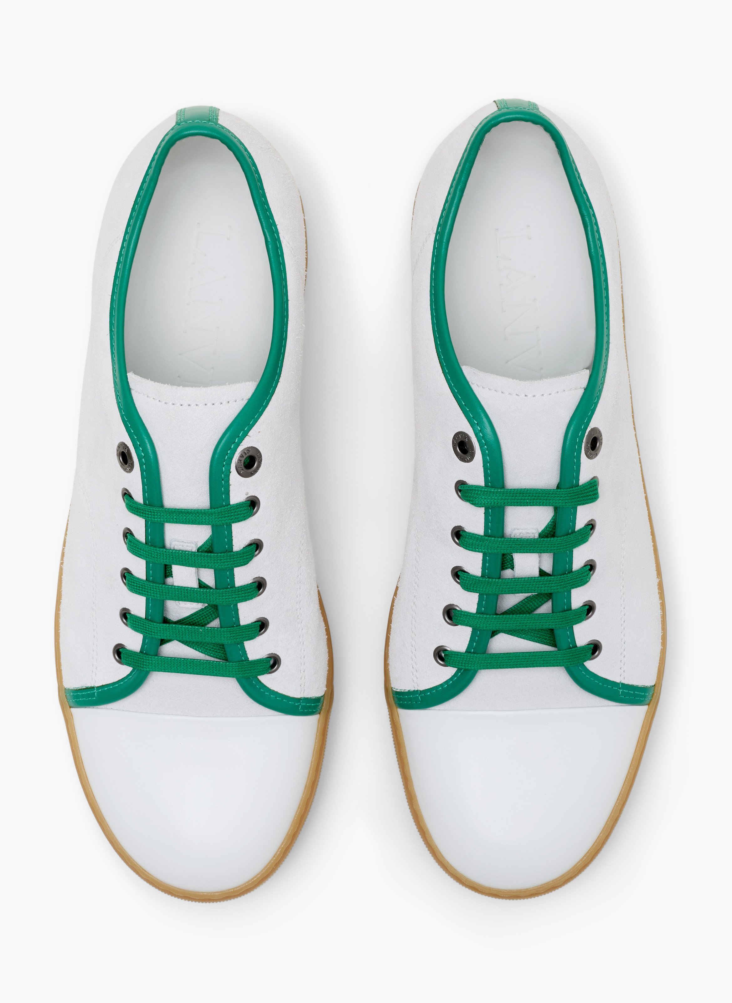 Sneakers dbb1 en cuir et suede Vert
