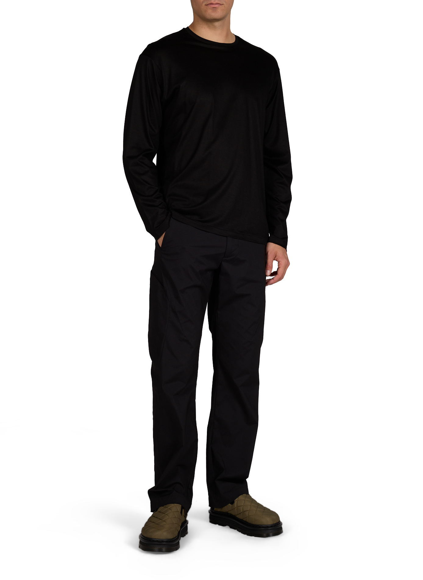 Flap waist trousers POST ARCHIVE FACTION Black