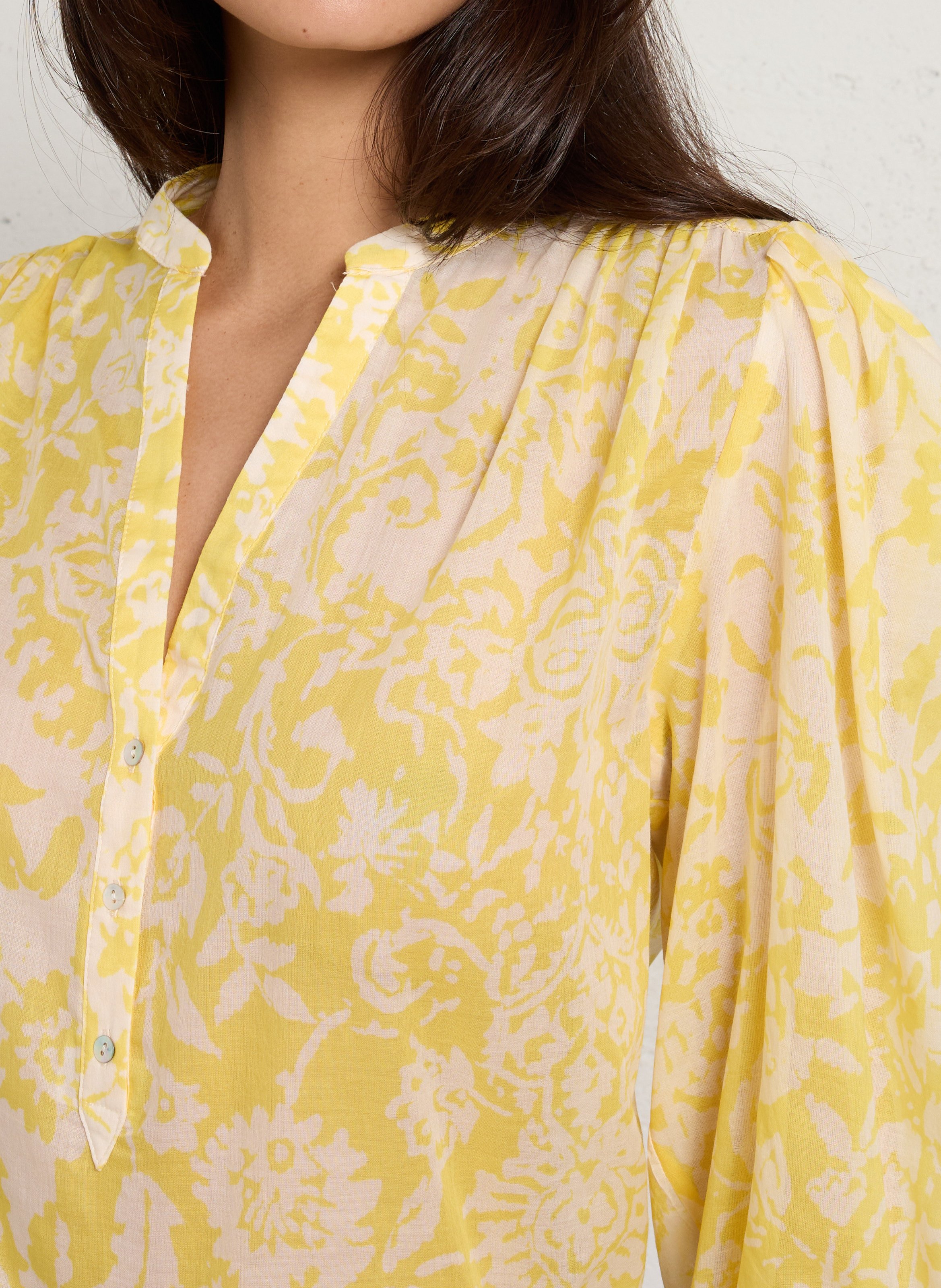 Top ample en coton devona MAISON 123 Jaune