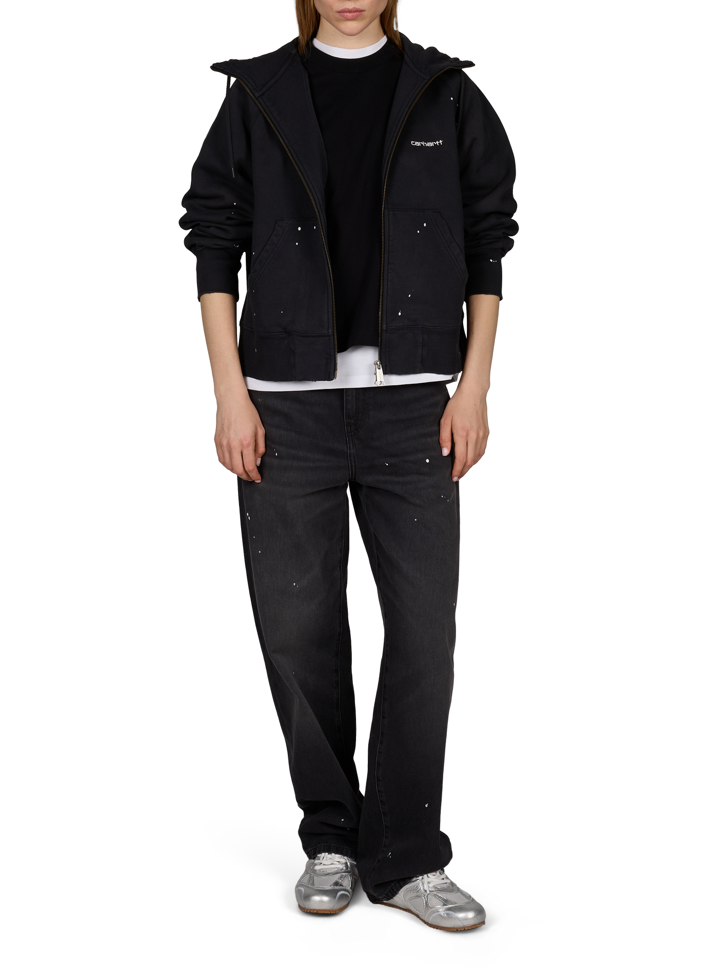 Sweatshirt Painter en coton CARHARTT WIP Noir