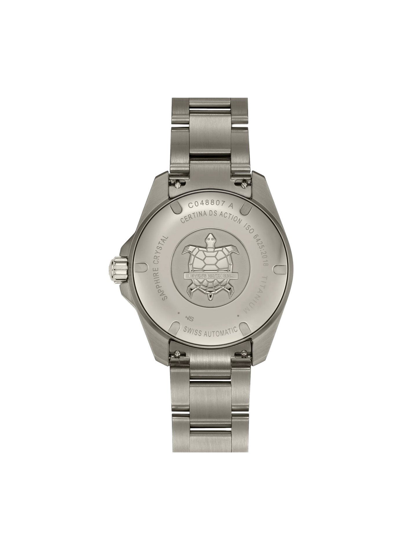 Montre automatique DS ACTION DIVER en titane CERTINA Noir