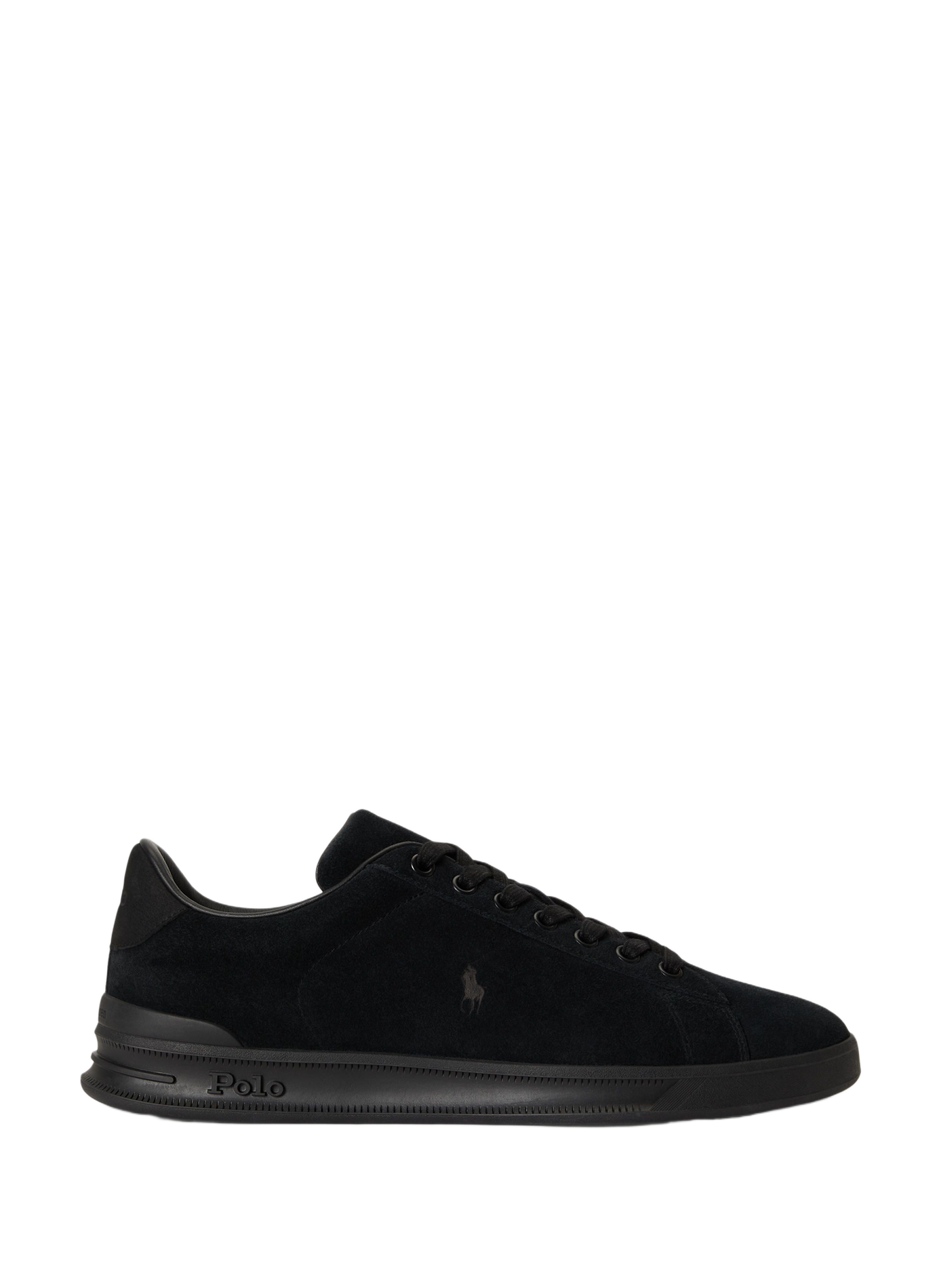 Baskets à lacets en cuir POLO RALPH LAUREN Noir