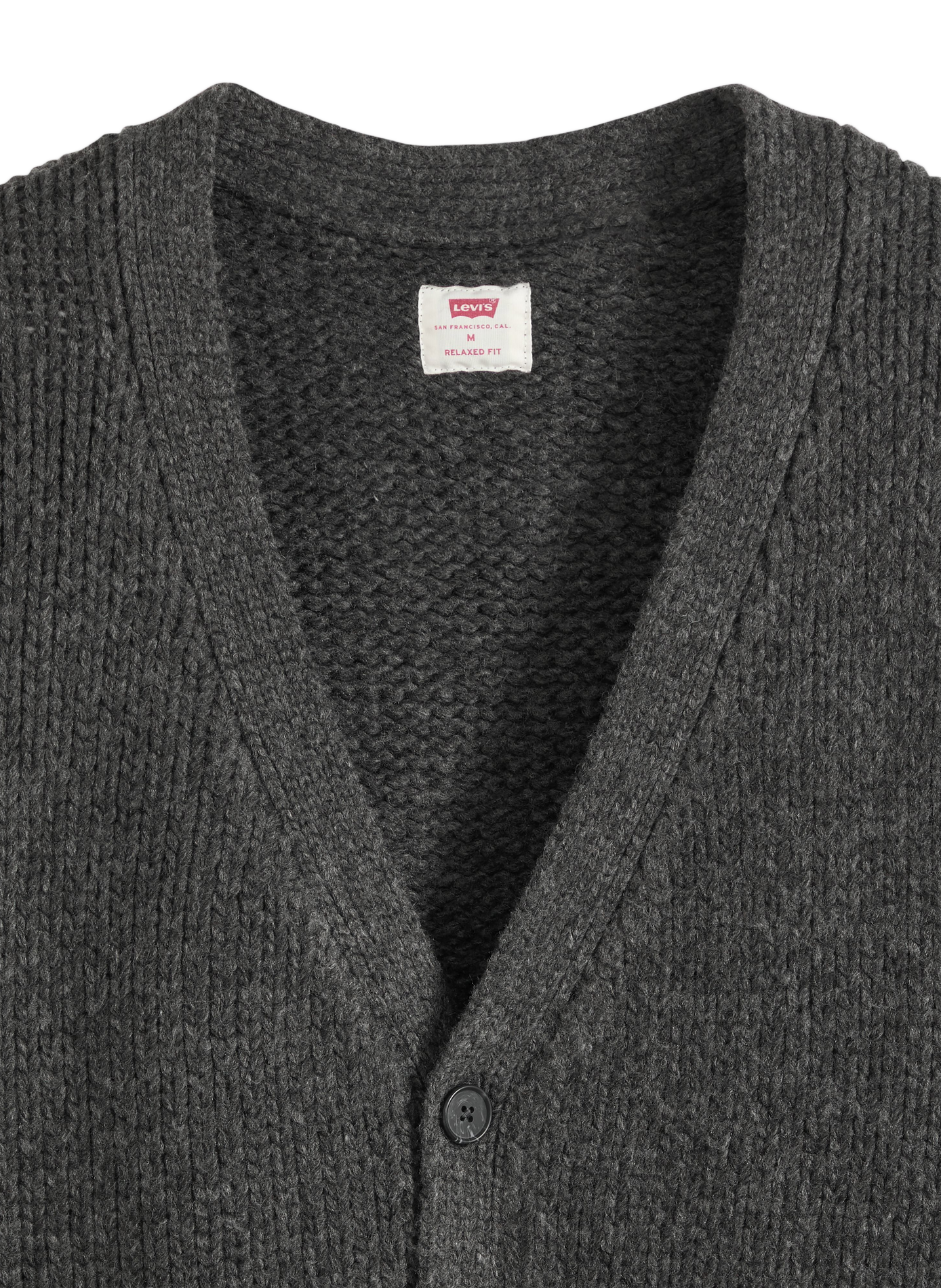 Gerade geschnittene Weste mit V-Ausschnitt LEVI'S Grau