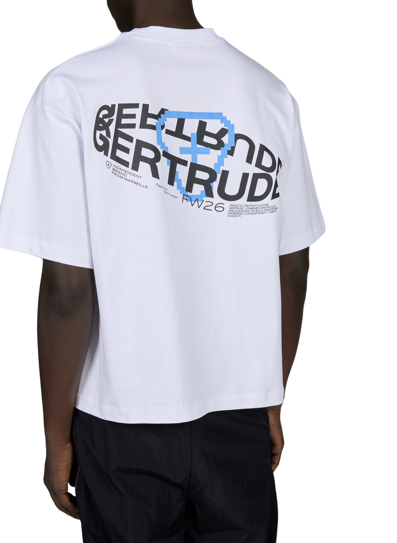 Oversized cotton T-shirt | White GERTRUDE Men