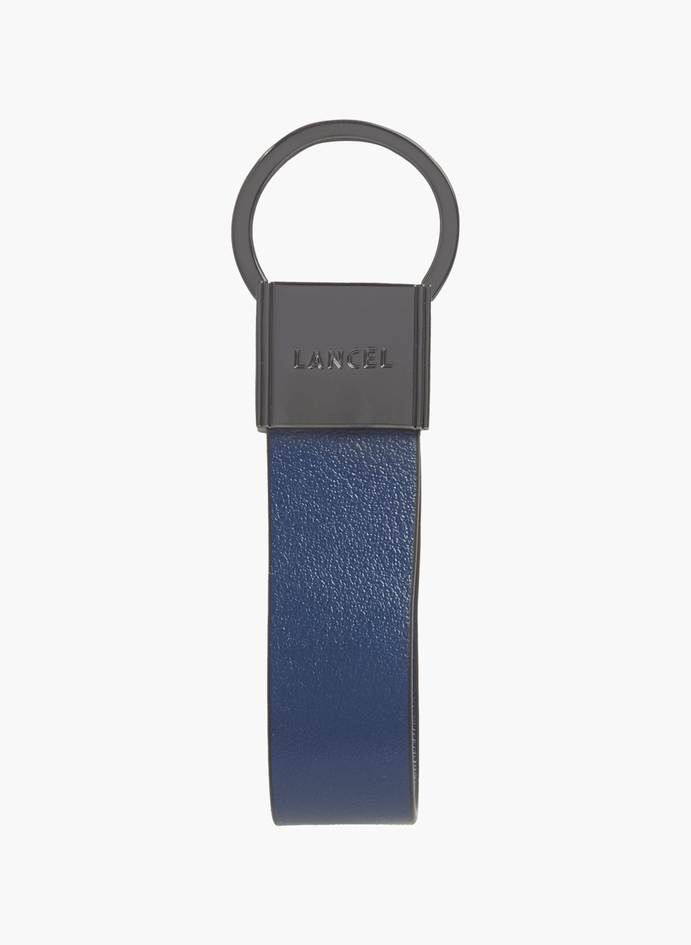 Porte-clés dragonne de lancel en cuir LANCEL Bleu