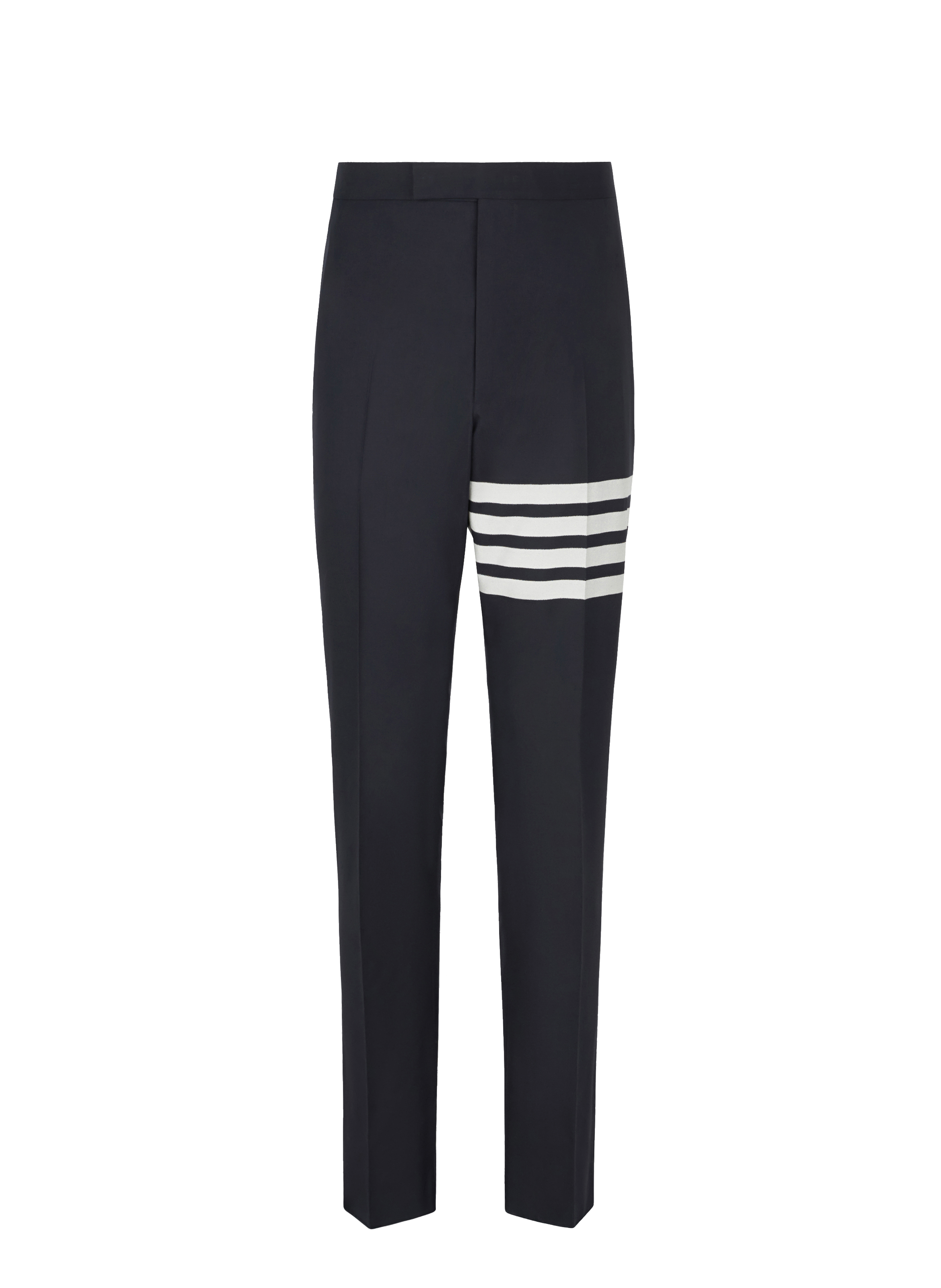 THOM BROWNE Pantalon droit Weave Bleu