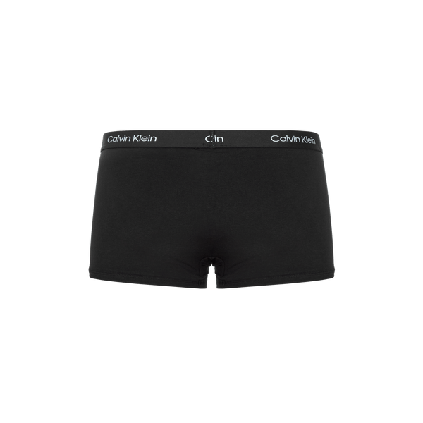 Calvin Klein Set Of Three Cotton Boxers In Black