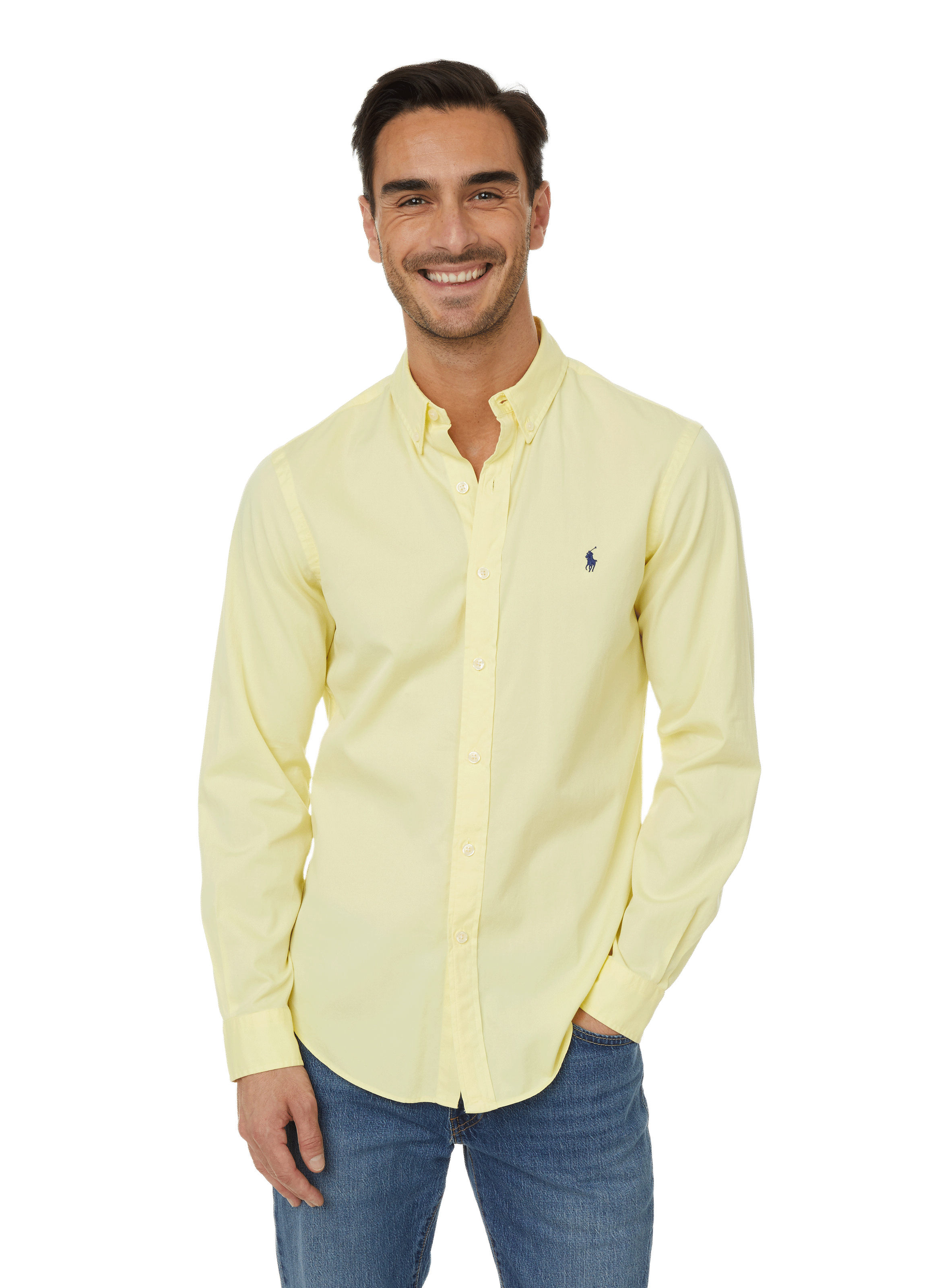 POLO RALPH LAUREN Chemise en coton Jaune