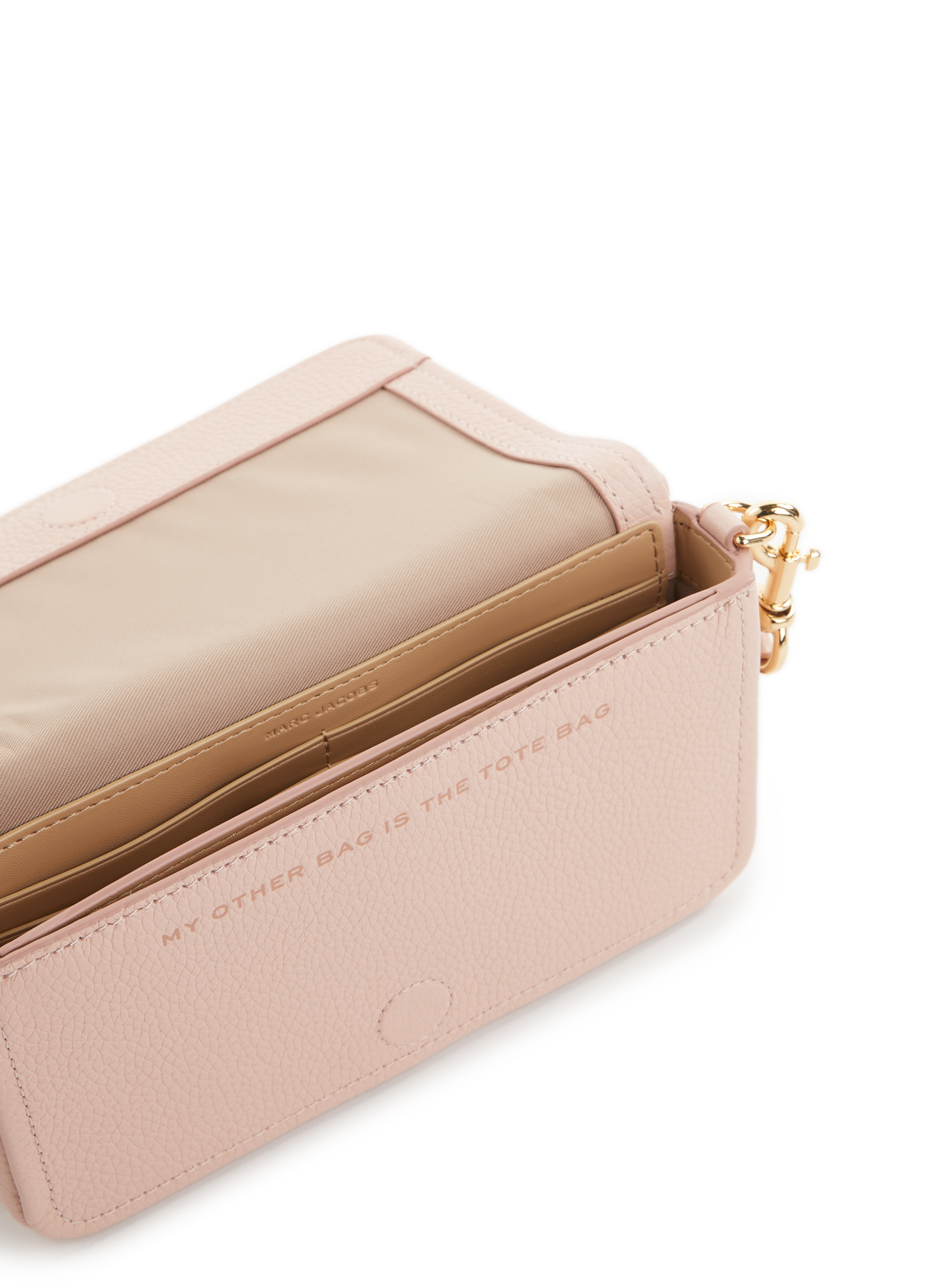 The Leather Mini Shoulder Bag in leather MARC JACOBS Pink