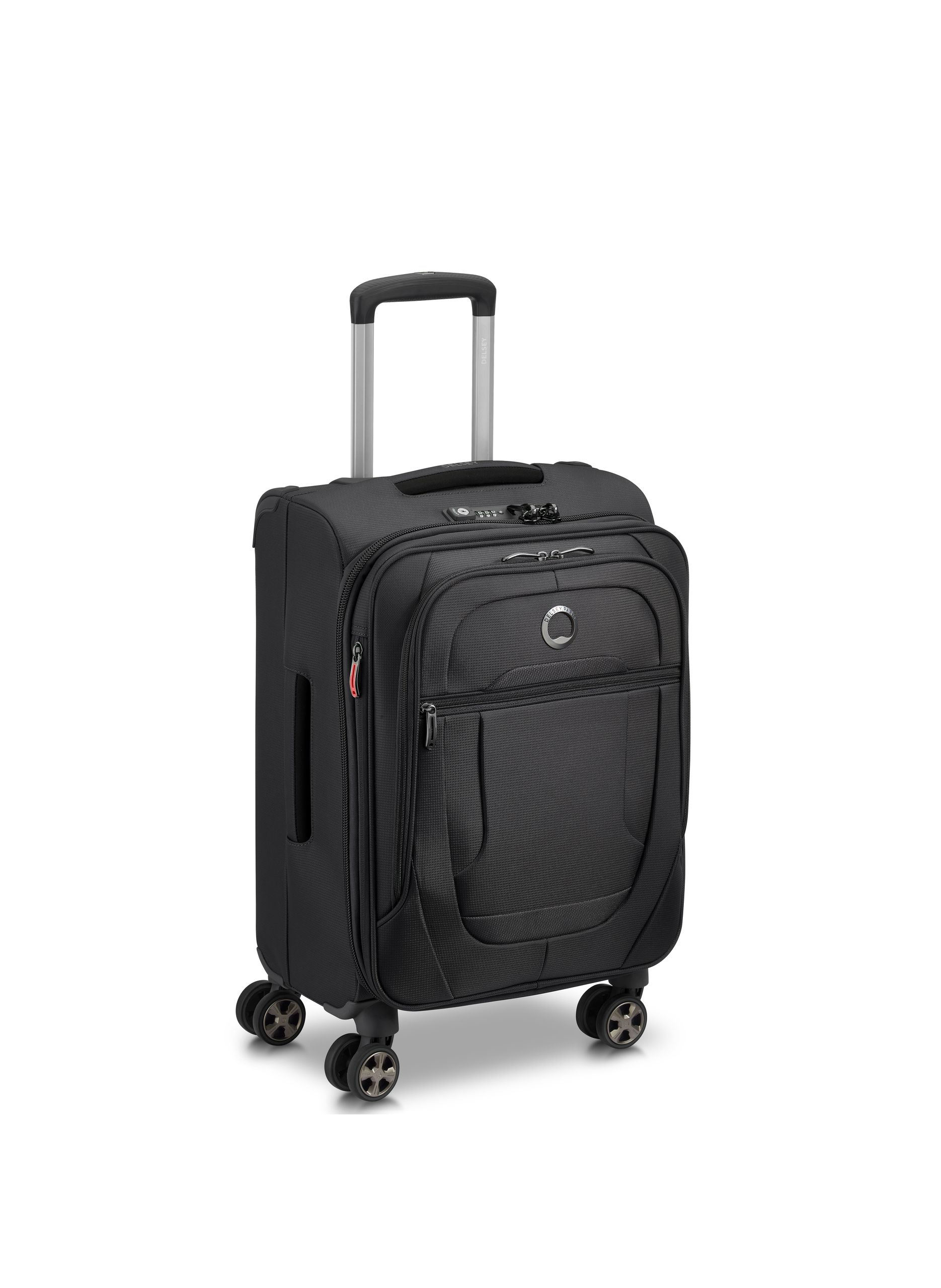 Valise cabine souple taille s - helium dlx DELSEY PARIS Noir