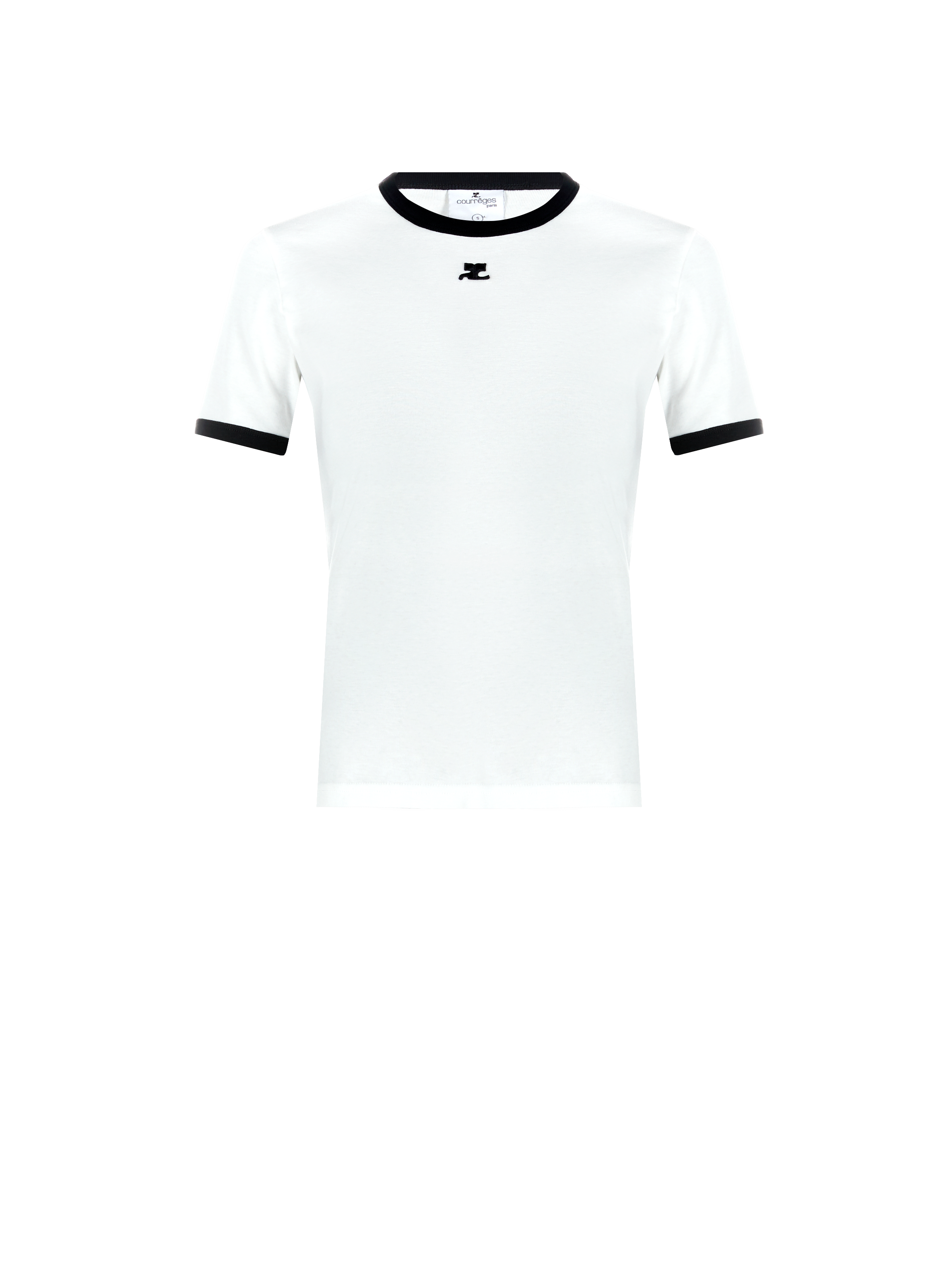COURRÈGES T-shirt en coton Multicolore