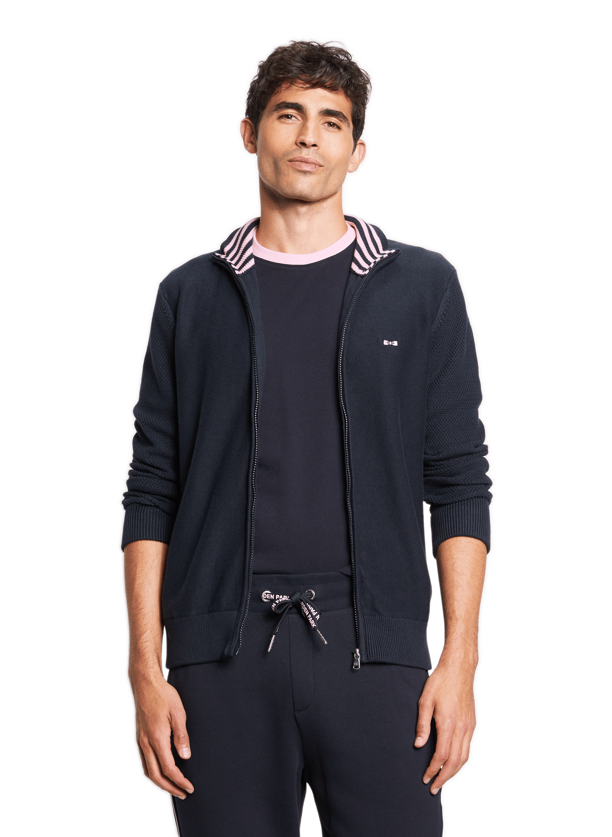 Cotton cardigan EDEN PARK Blue