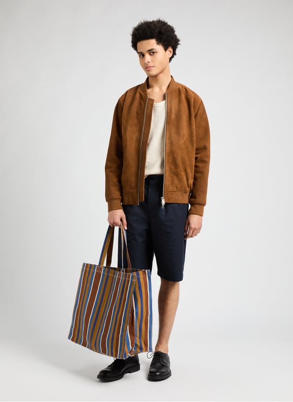 Fann leather jacket | Beige by SAISON 1865 Fann leather jacket Beige