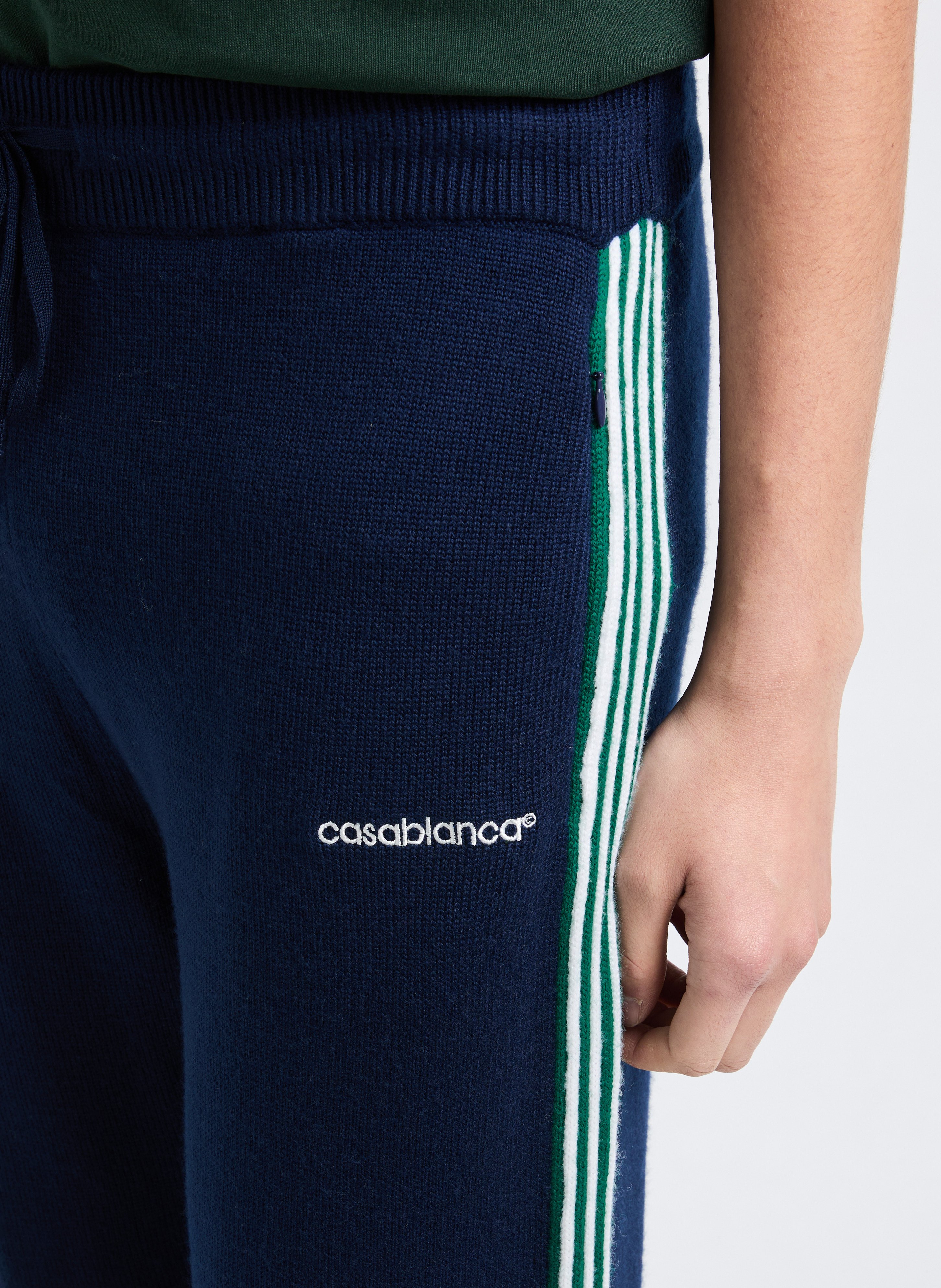 Cropped wool trousers CASABLANCA PARIS Blue