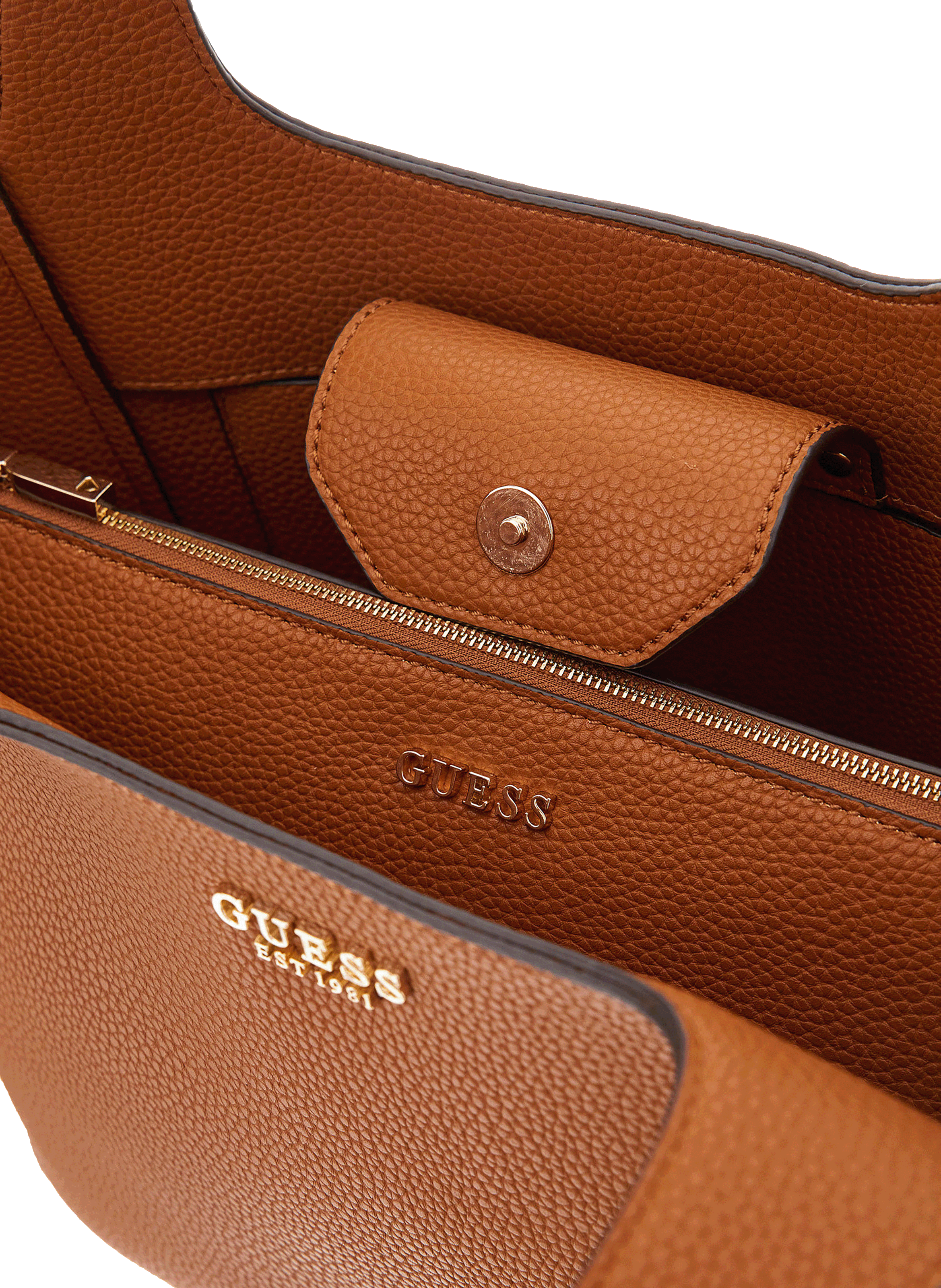 Sac cabas Calista GUESS Marron