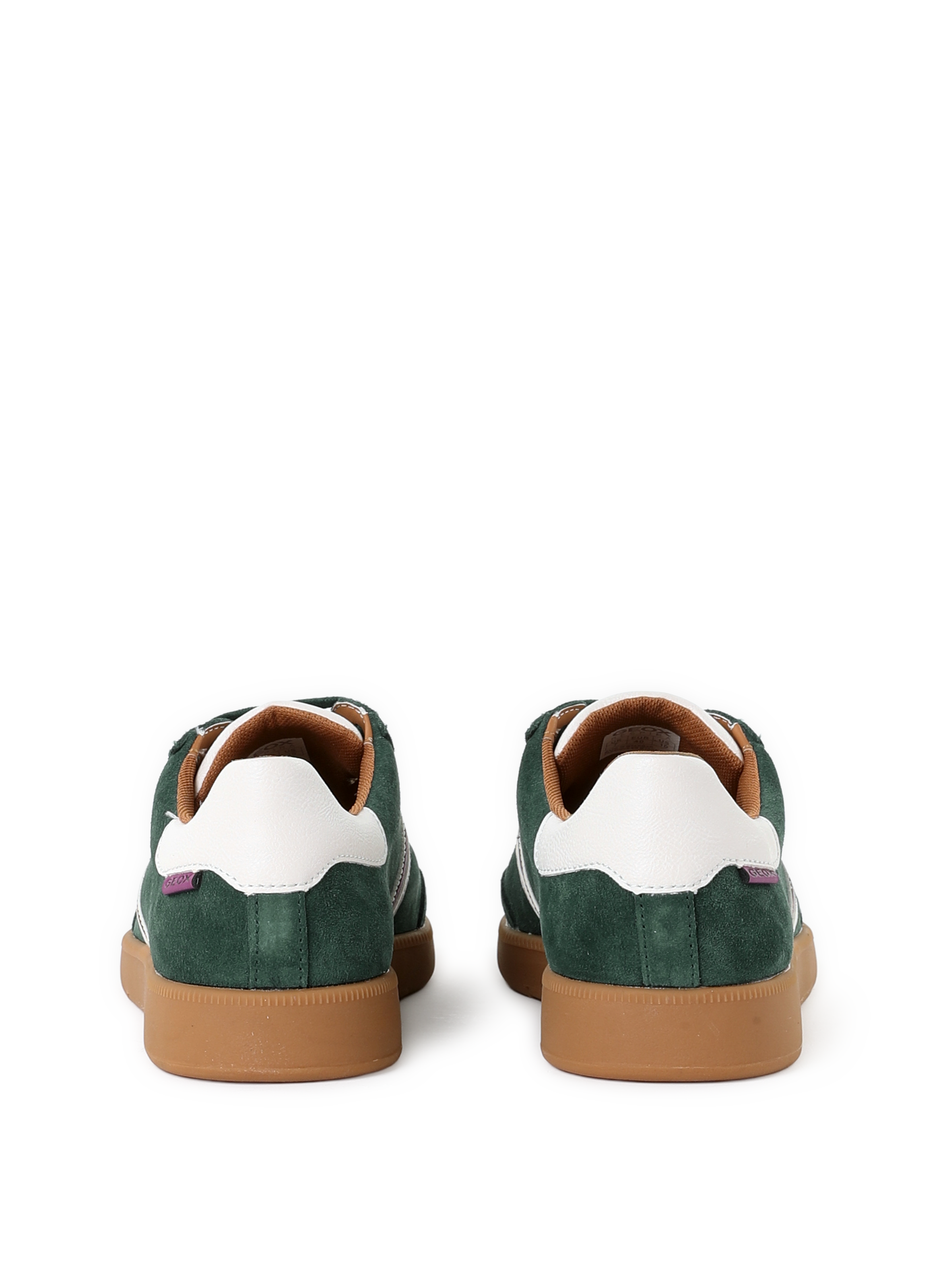 Baskets Melada en cuir mélangé  GEOX Vert