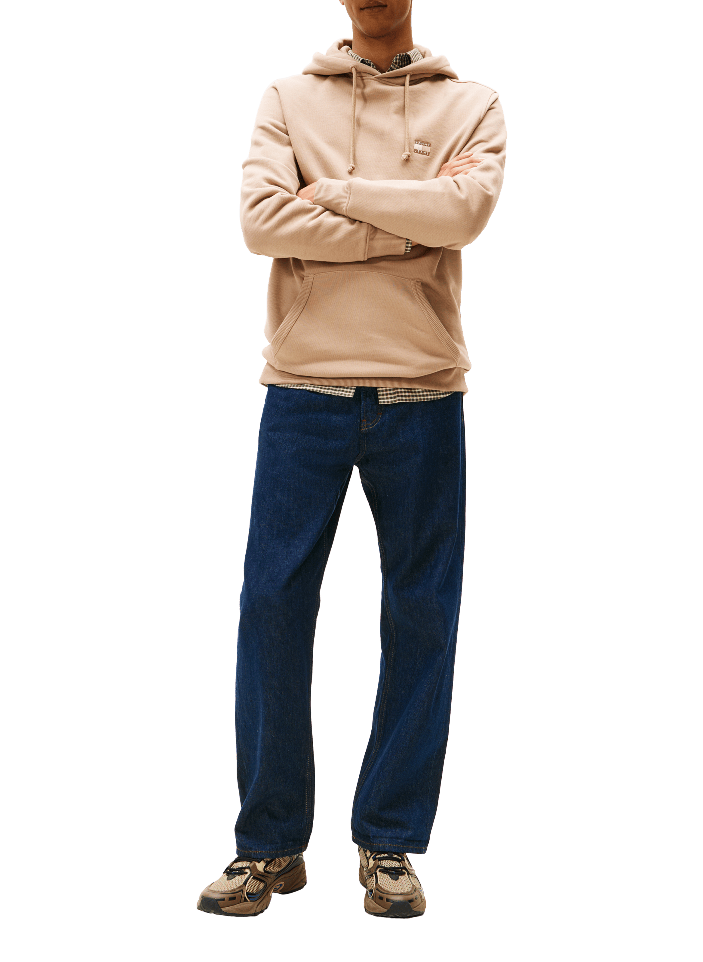 Cotton hoodie TOMMY HILFIGER Brown