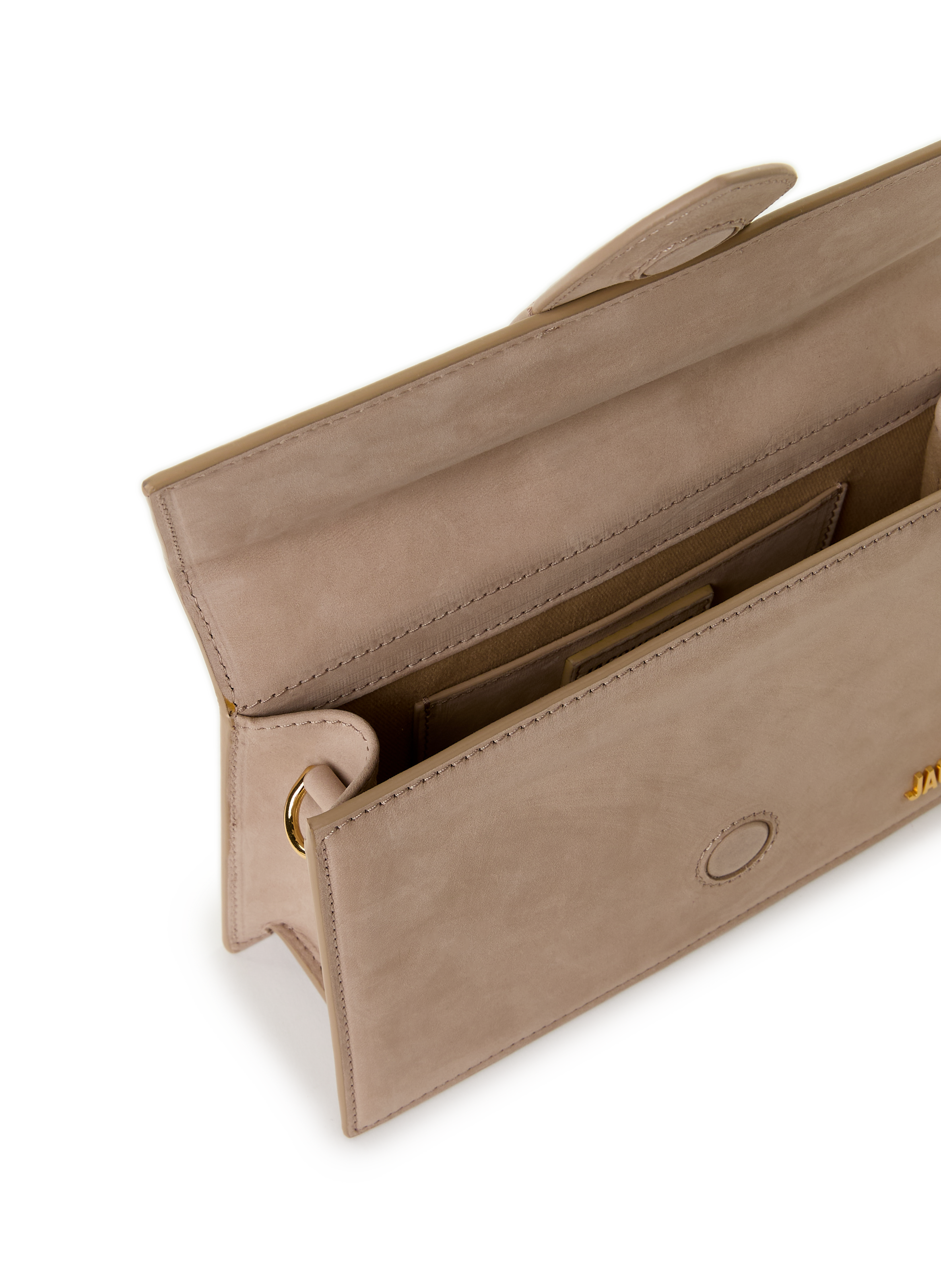 Le grand Bambino en cuir  JACQUEMUS Beige