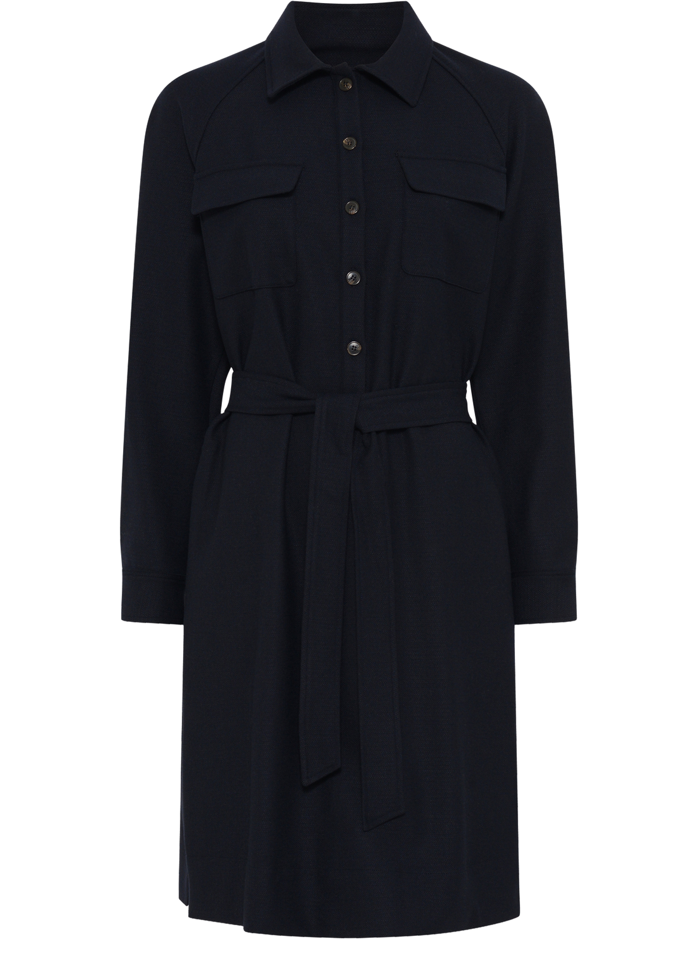 Robe courte à col chemise - lea GERARD DAREL Bleu