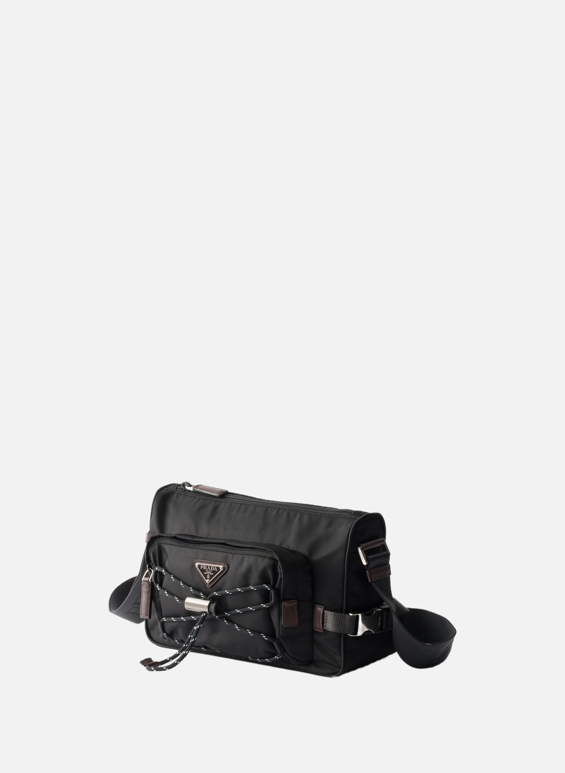 Sac porté épaule prada speedrock en re-nylon et cu PRADA Noir