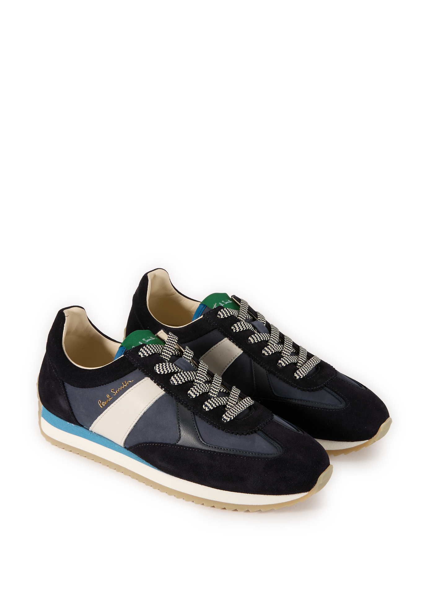 Serrated leather Vignola sneakers PAUL SMITH Blue