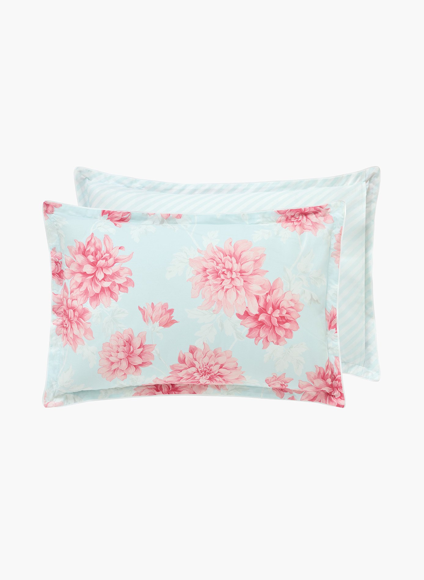 Taie d'oreiller cocktail ANNE DE SOLENE Bleu