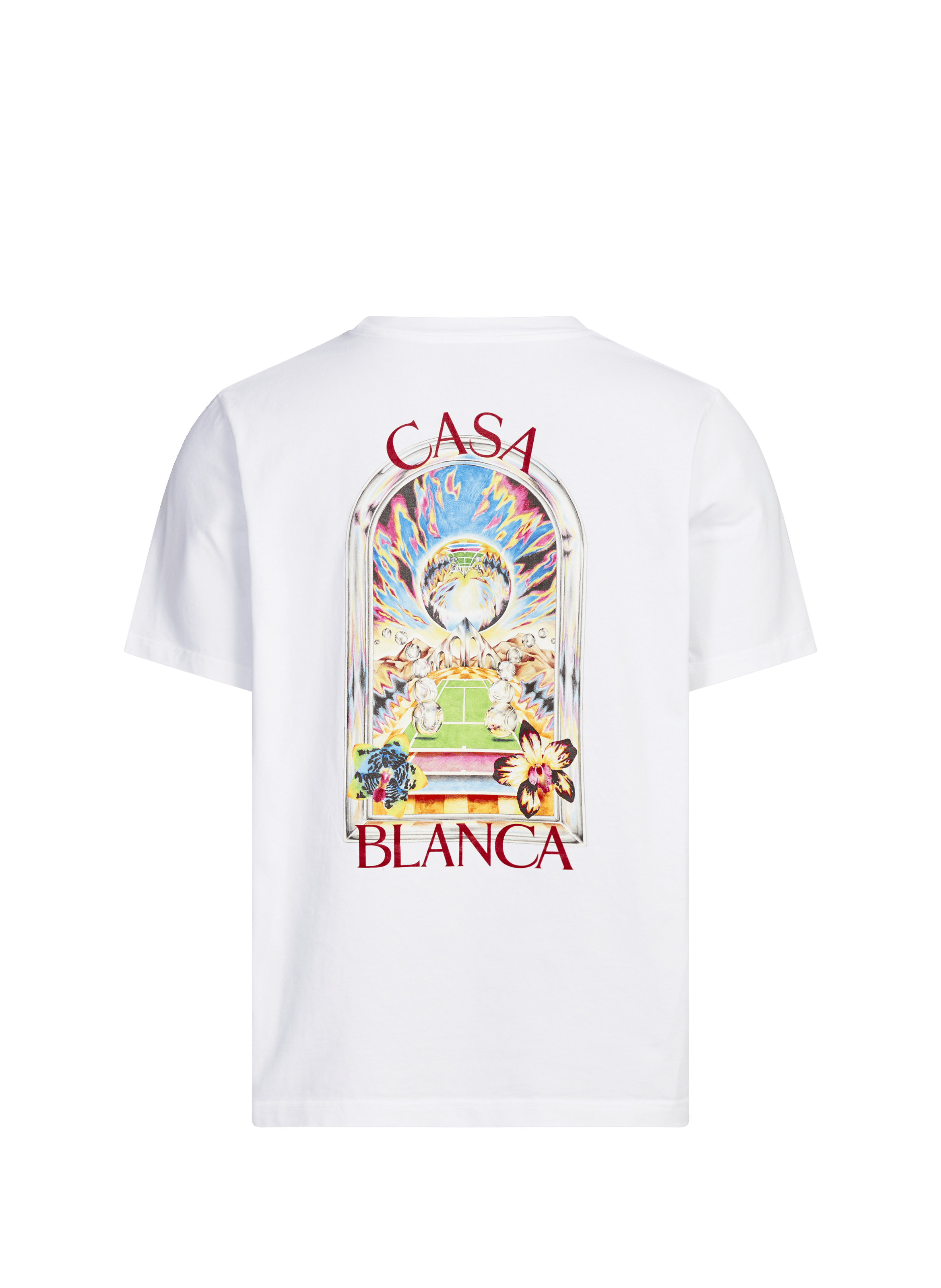 T-shirt imprimé en coton organique CASABLANCA PARIS Multicolore