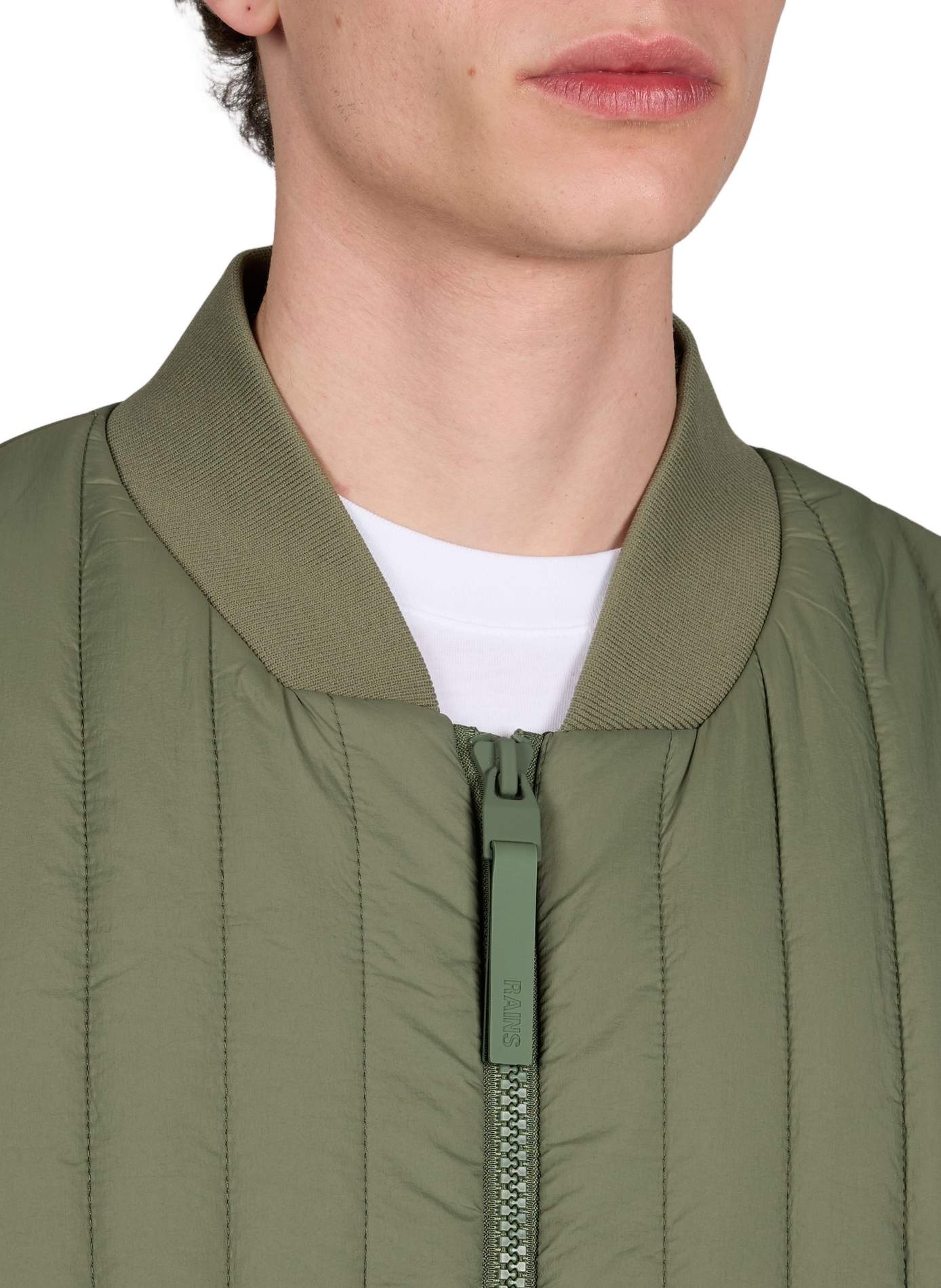Quilted Koya Vision Jacket RAINS Green