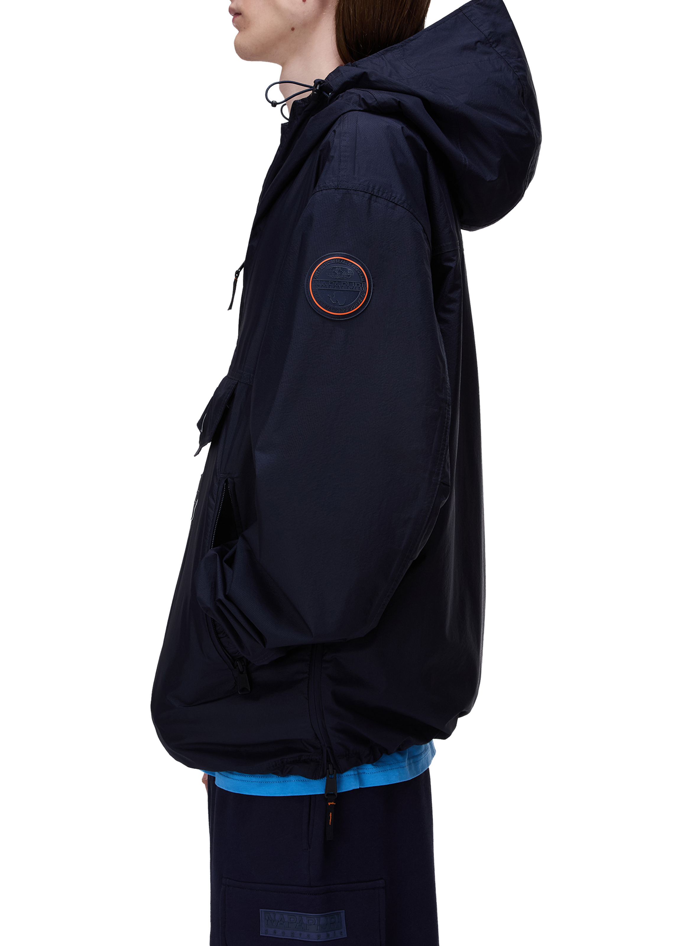 Veste anorak Rainforest à capuche NAPAPIJRI Bleu