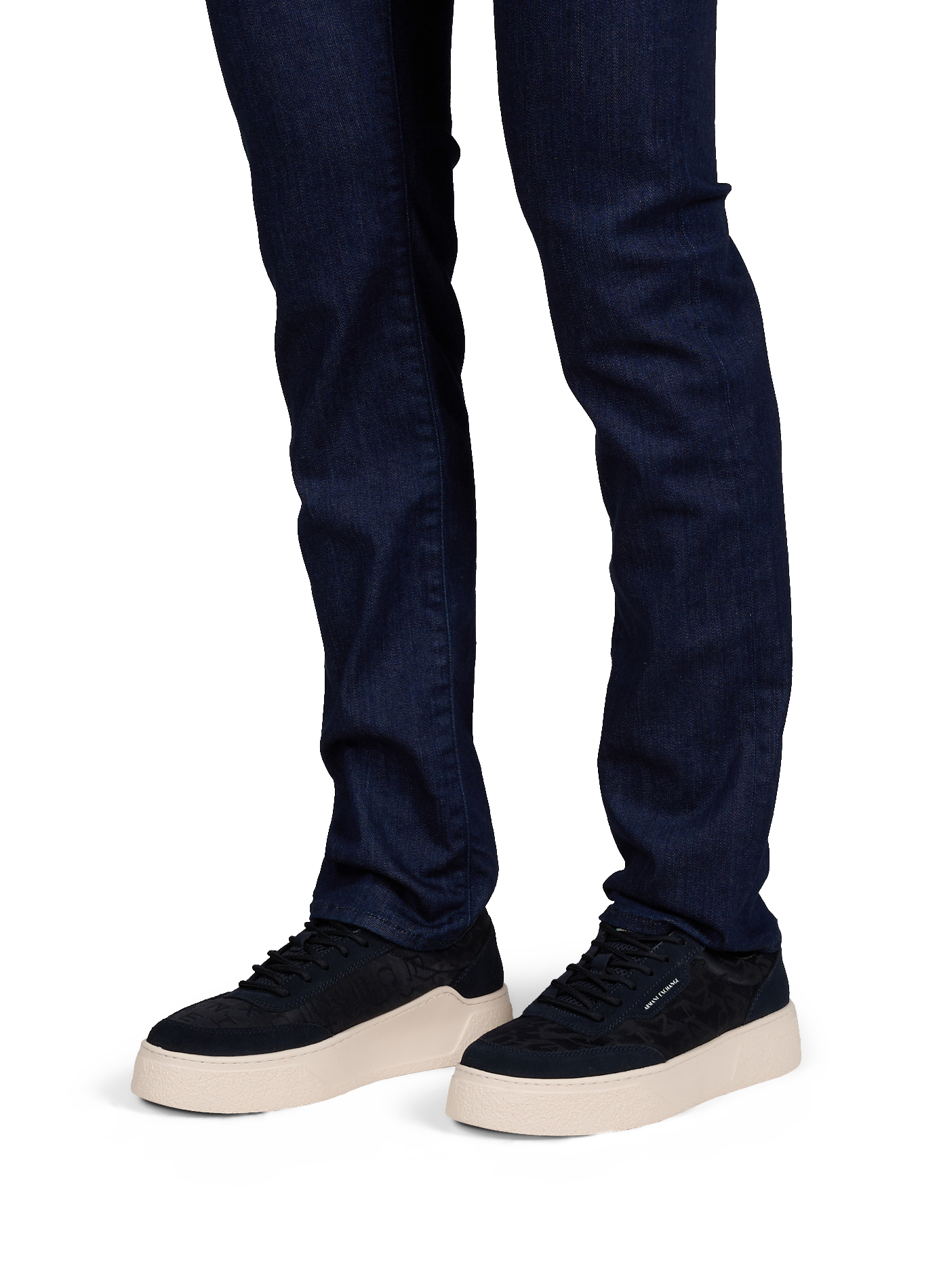 Low-top sneakers in technical fabric ARMANI EXCHANGE Blue