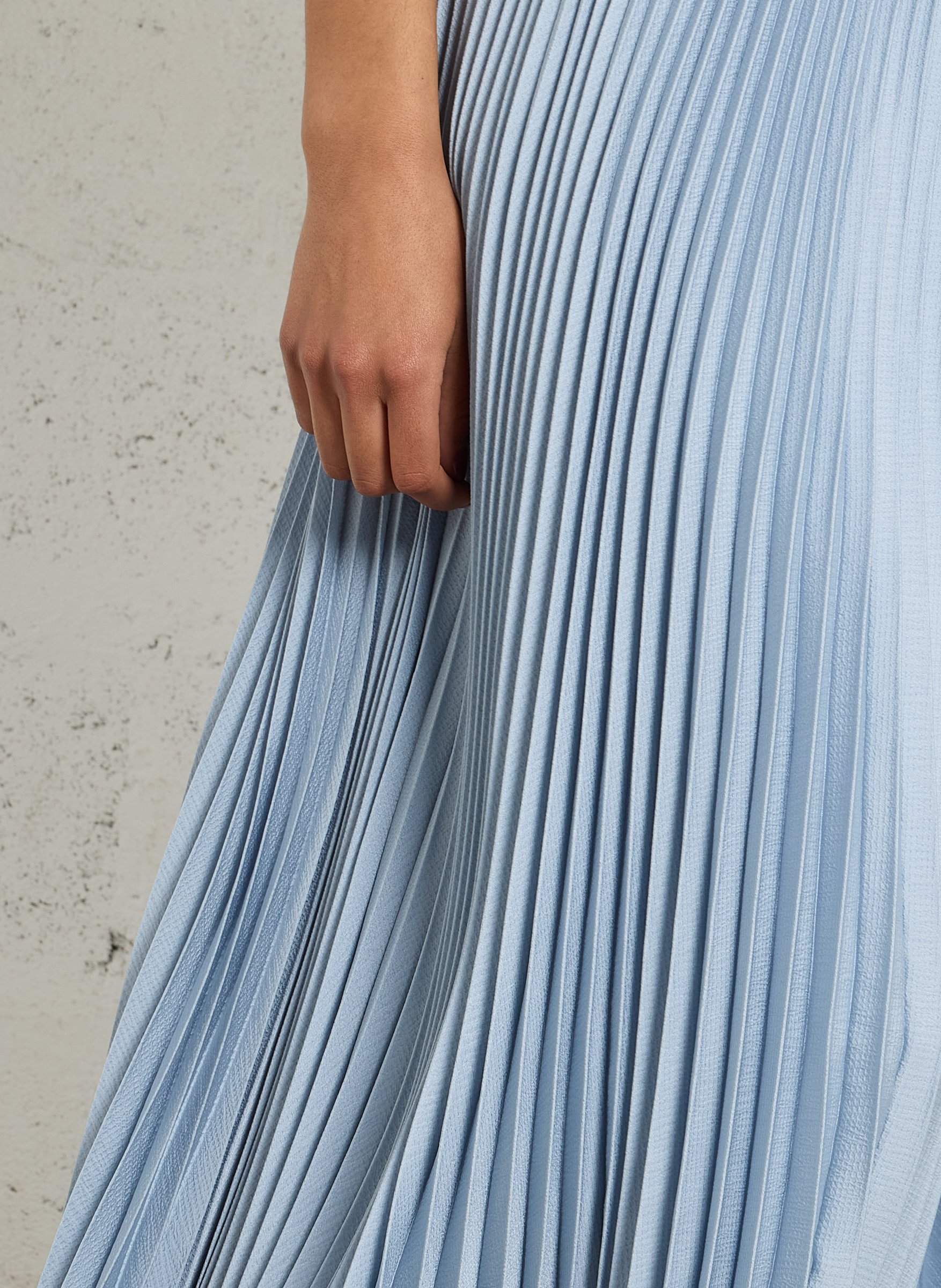 Jupe plissée évasée esther MAISON 123 Bleu