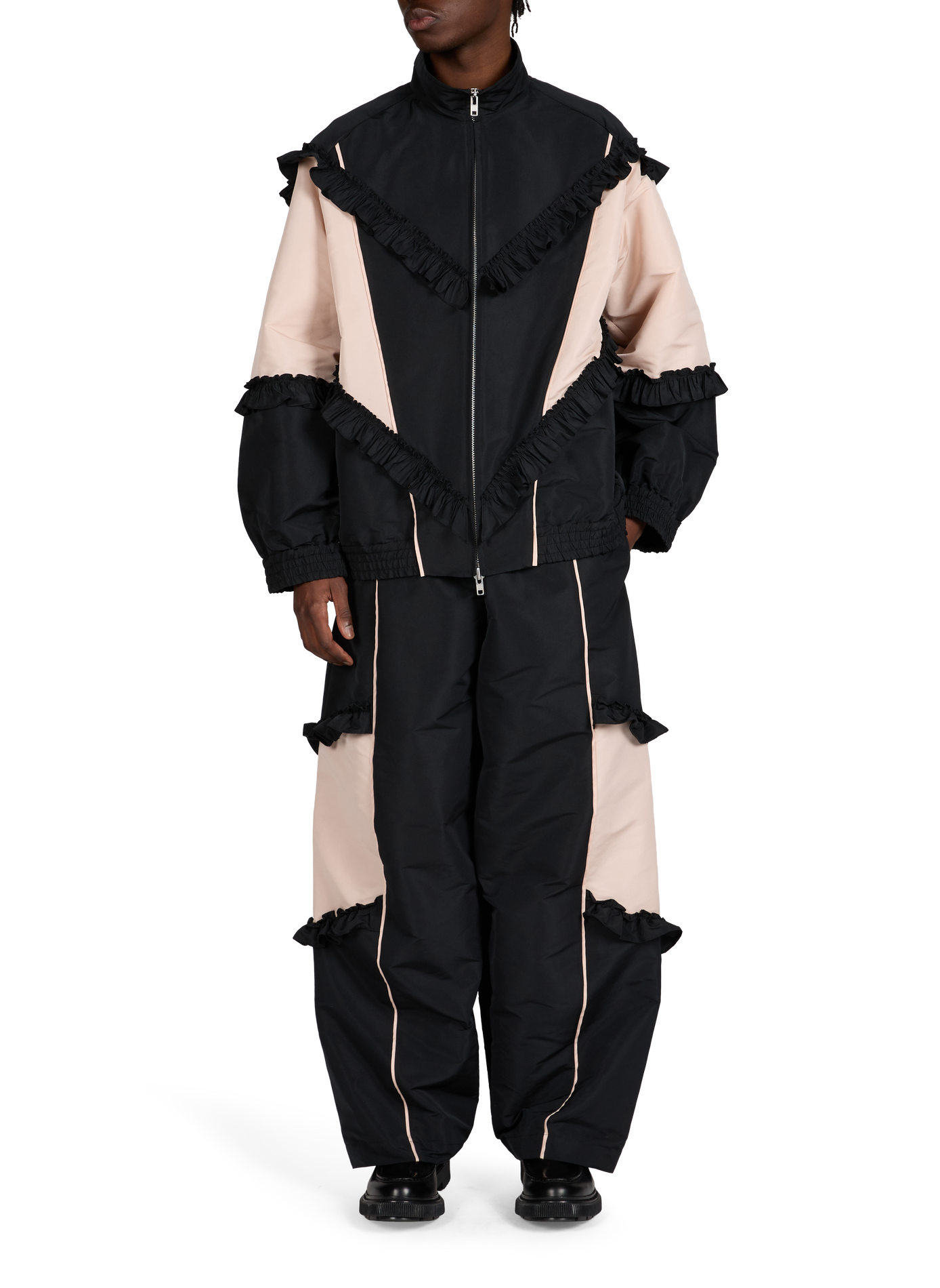 Ruffled high-neck jacket SIMONE ROCHA Multicolour