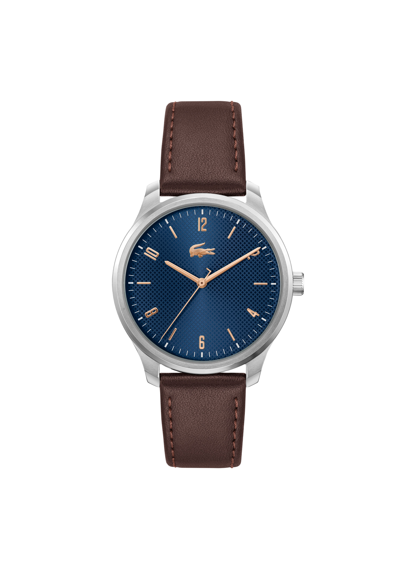 Montre quartz Lisbon en cuir LACOSTE MONTRES Bleu