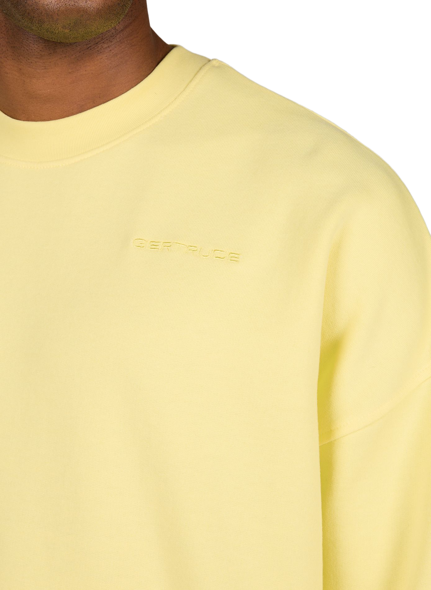Ruben Bloom cotton sweatshirt GERTRUDE ET GASTON Yellow