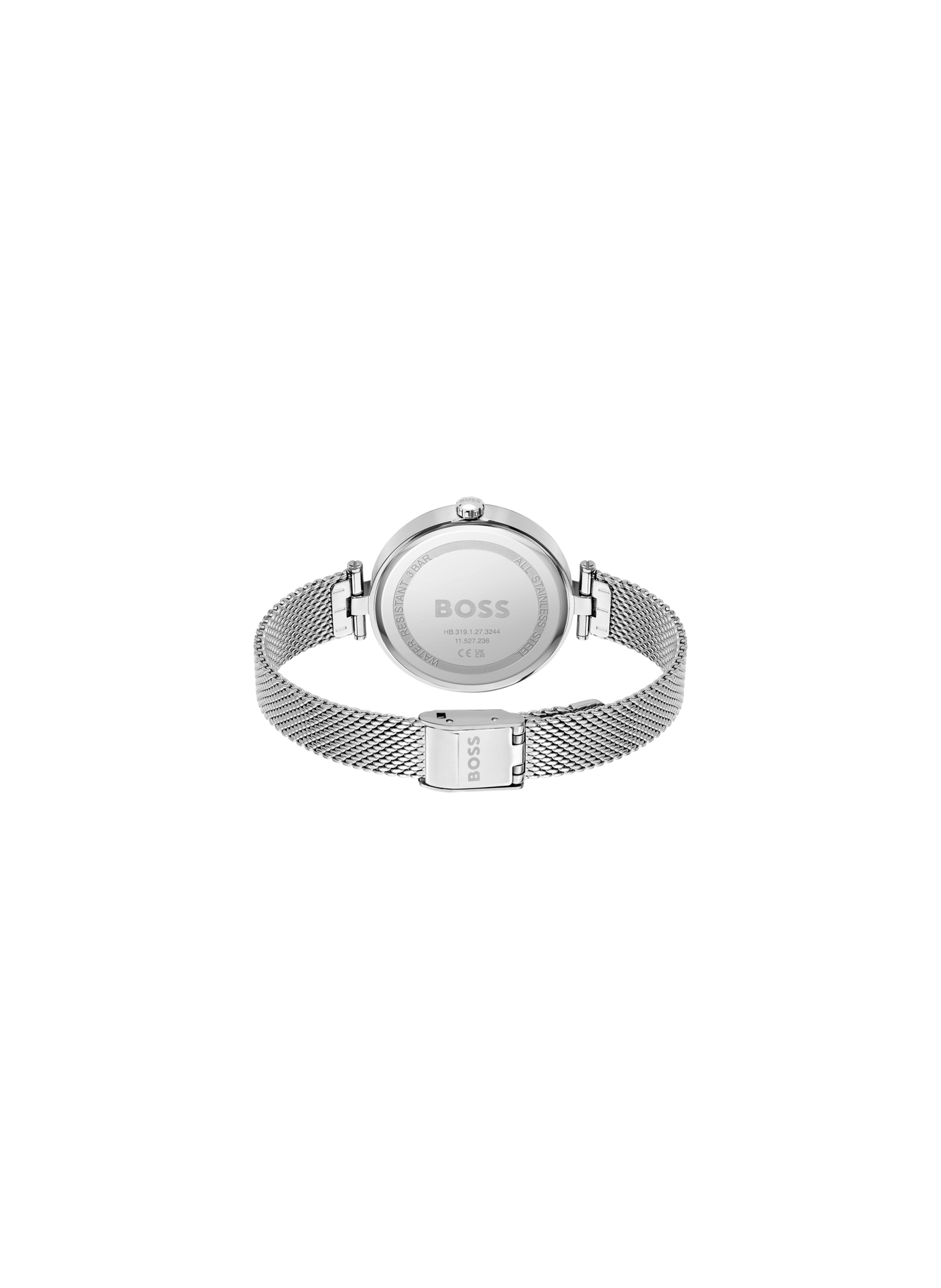 Montre quartz Majesty en acier inoxydable BOSS MONTRES Argent