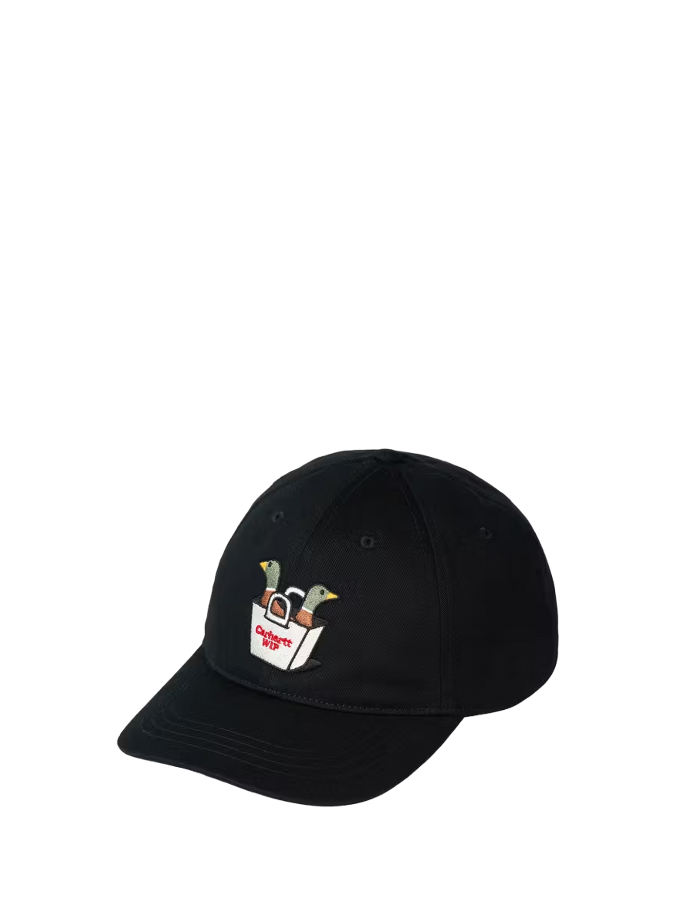 Embroidered cotton baseball cap CARHARTT WIP Black