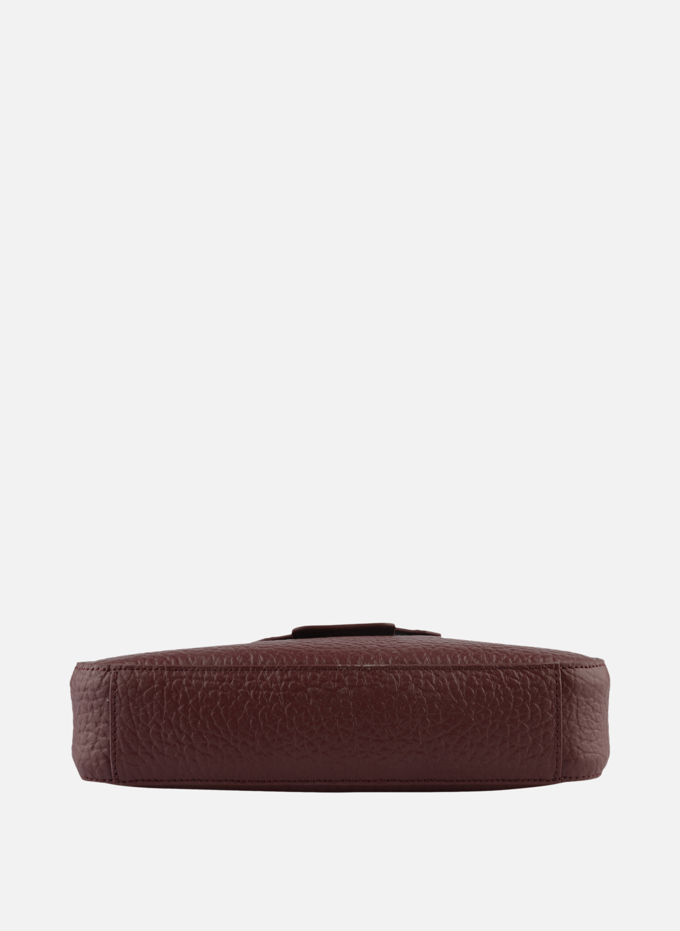 Fleuves | sac à main en cuir de vachette POURCHET Rouge