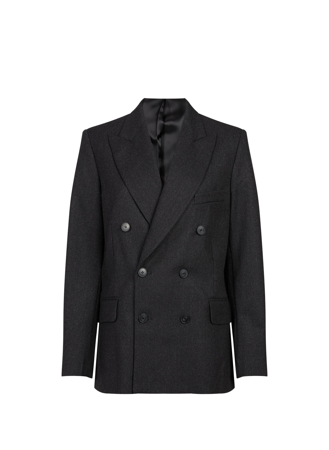 Tailored wool jacket VICTORIA BECKHAM Grey