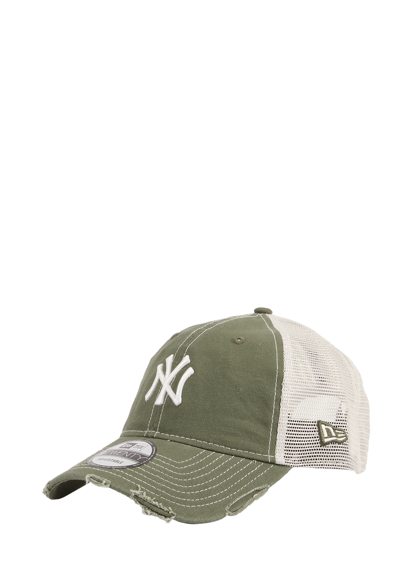 Casquette bi-matière à logo en coton NEW ERA Kaki