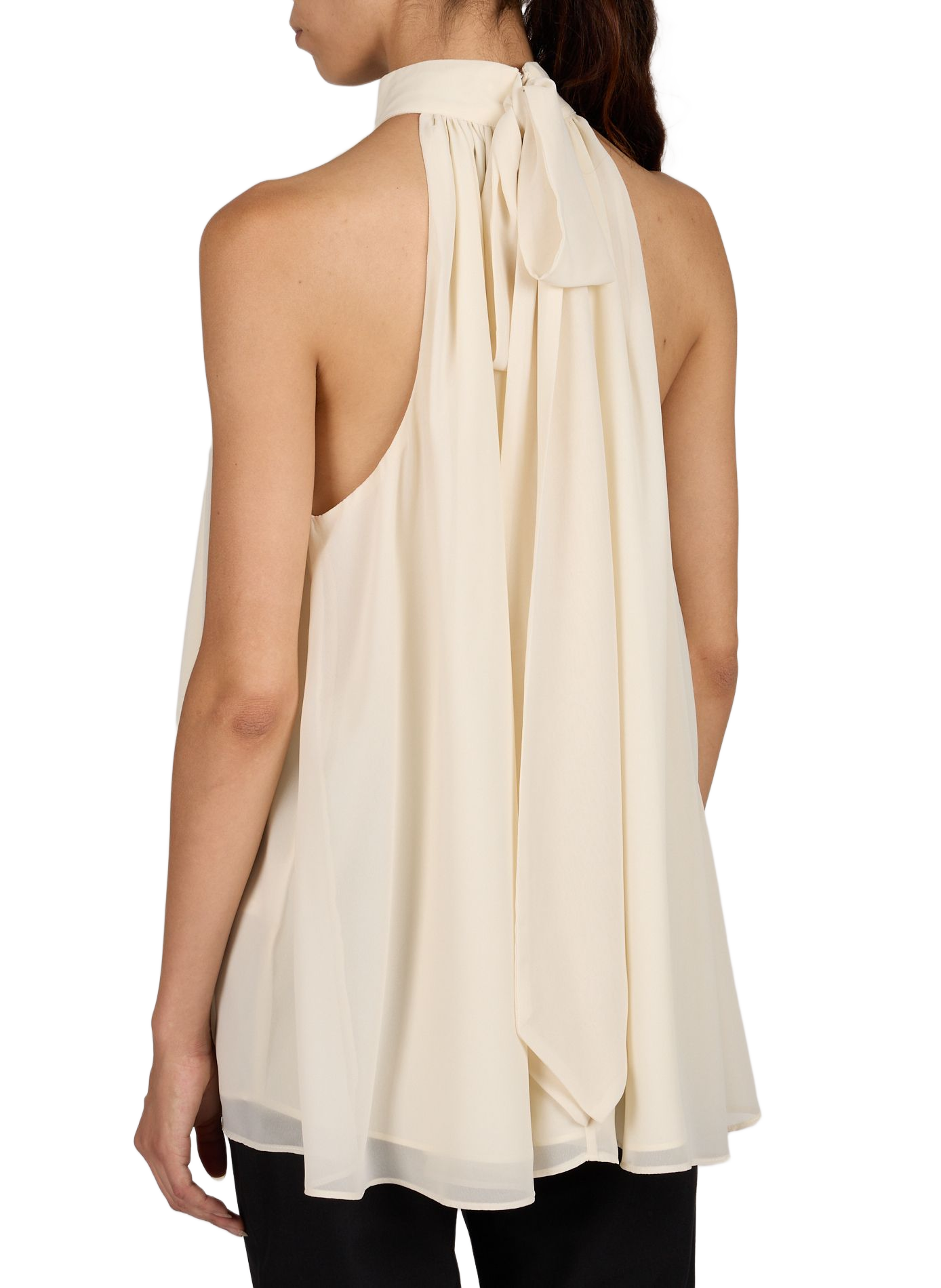 Top évasée avec noeud ROTATE Beige