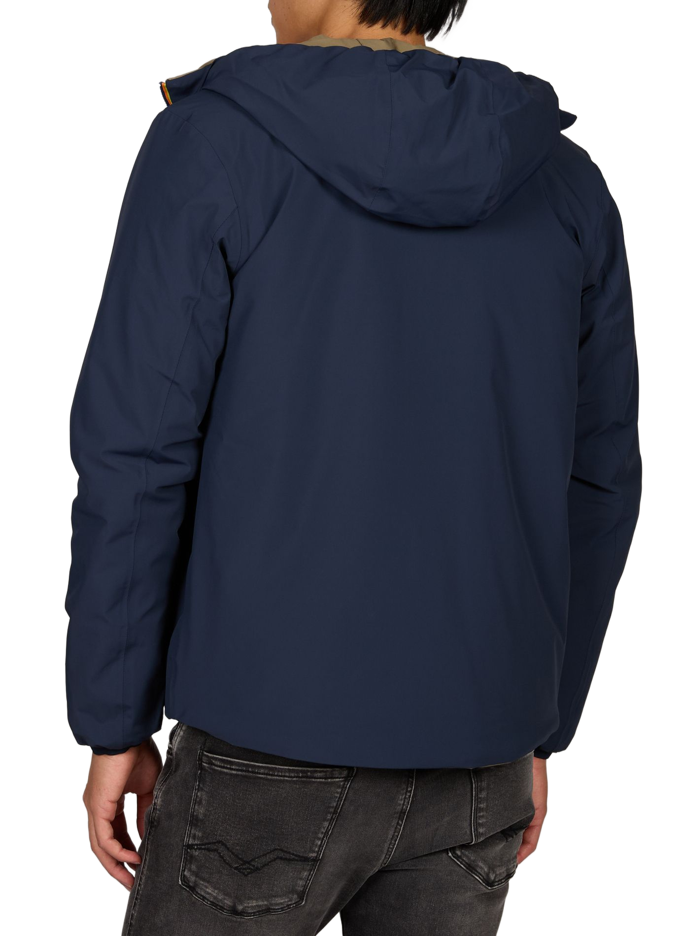 Parka with high collar K-WAY Blue
