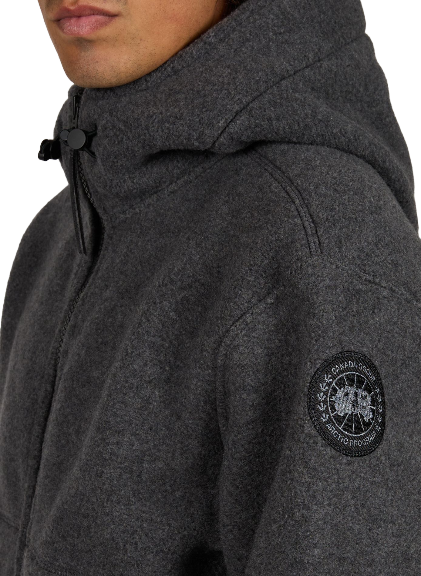 Fleecejas Chilliwack Zwart CANADA GOOSE Grijs