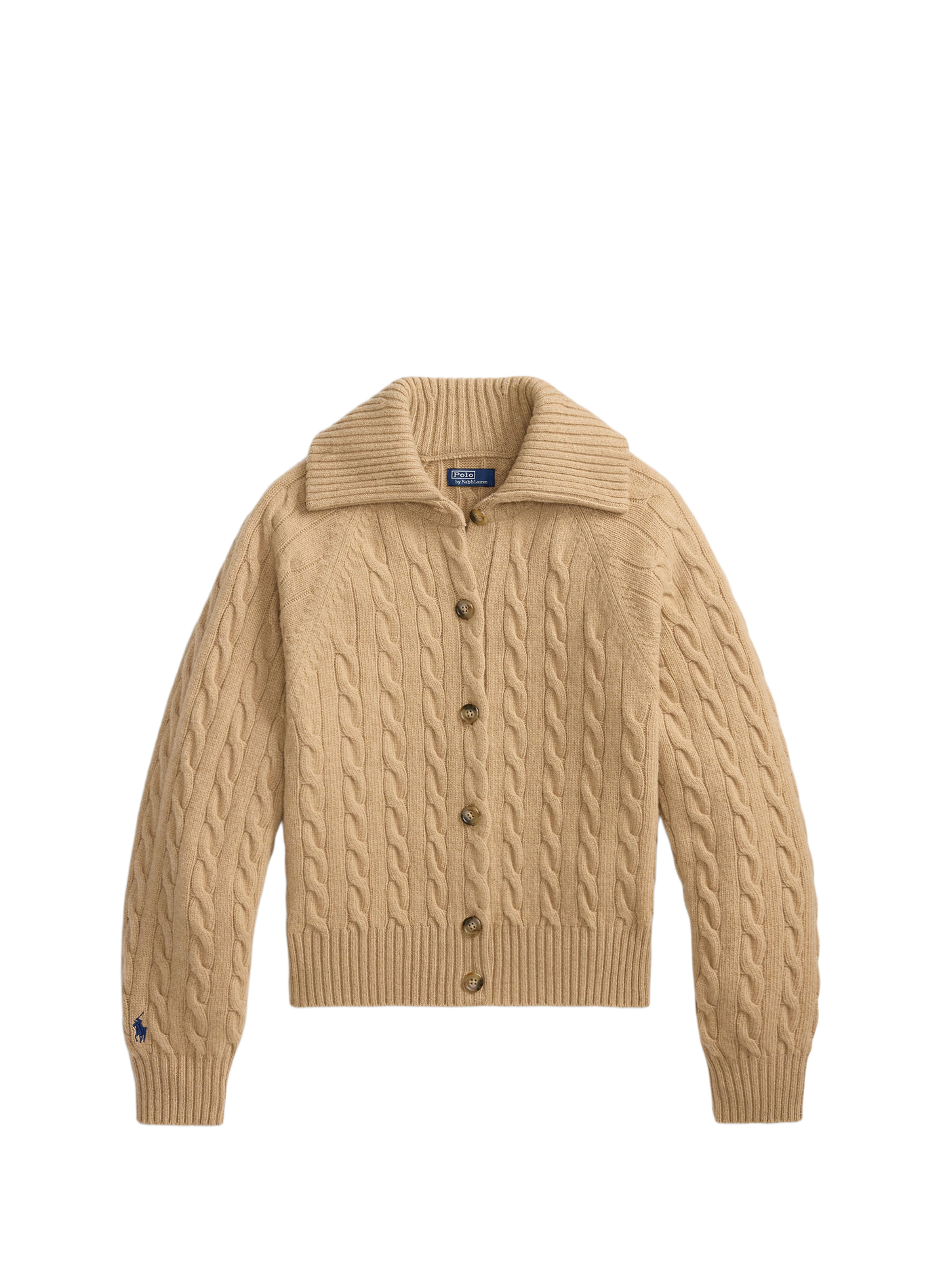 Buttoned wool cardigan POLO RALPH LAUREN Beige