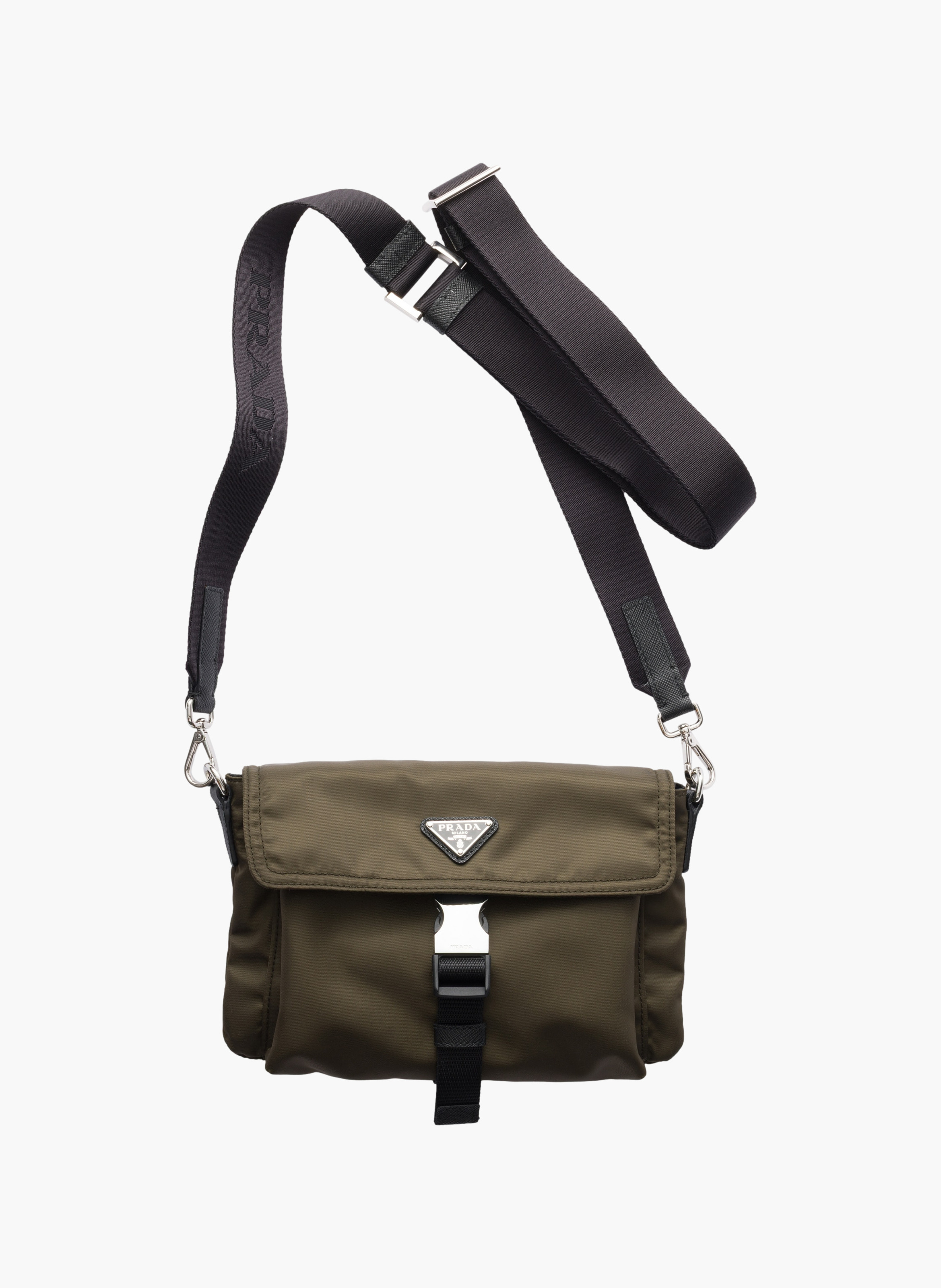 Étui pour smartphone en re-nylon PRADA Vert