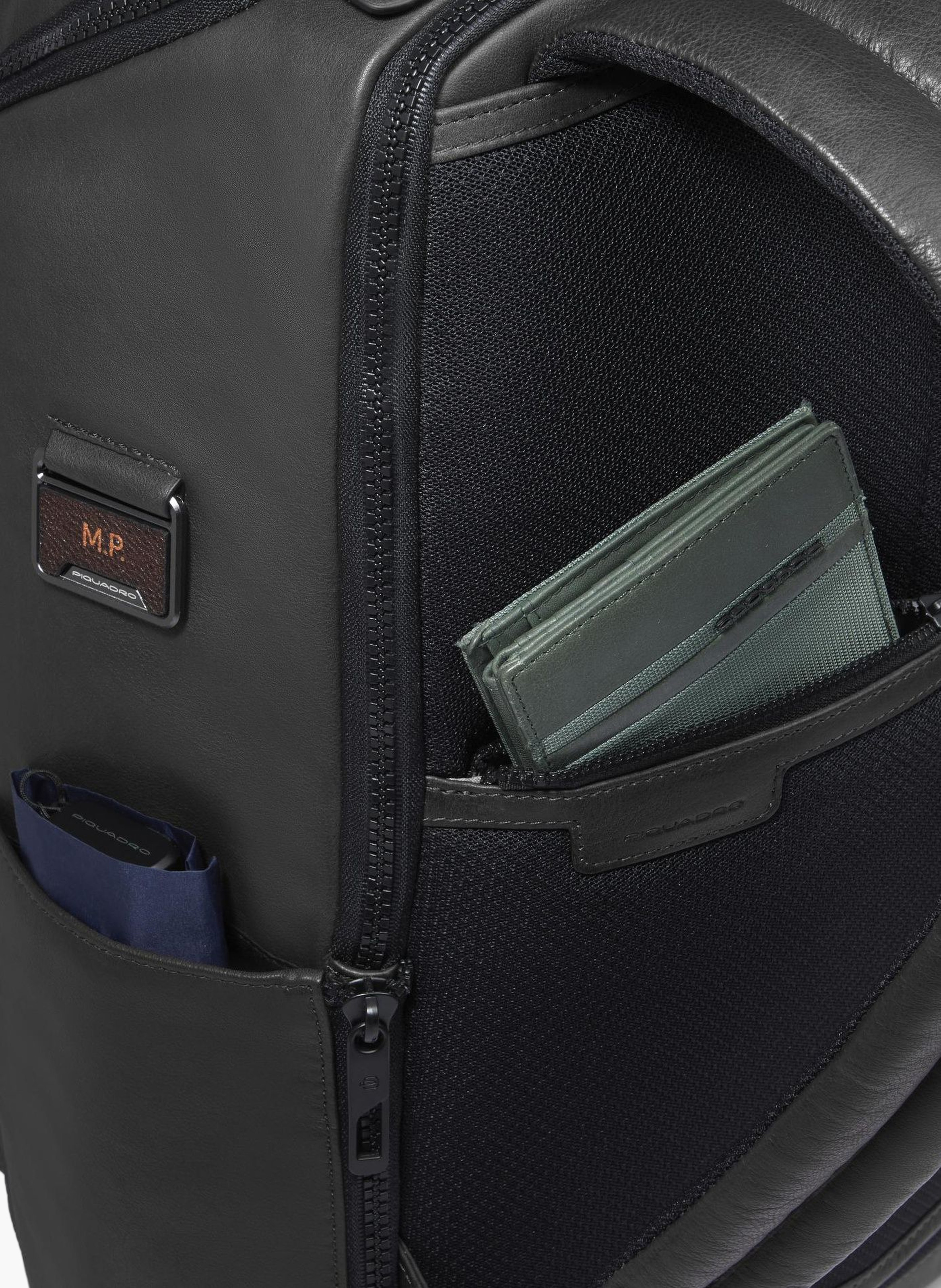 Sac à dos de voyage pour ordinateur 15,6" PIQUADRO Noir
