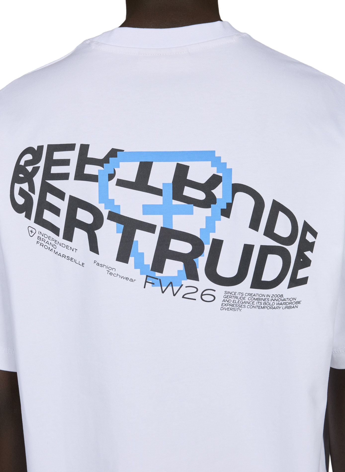 Oversized cotton T-shirt | White GERTRUDE Men