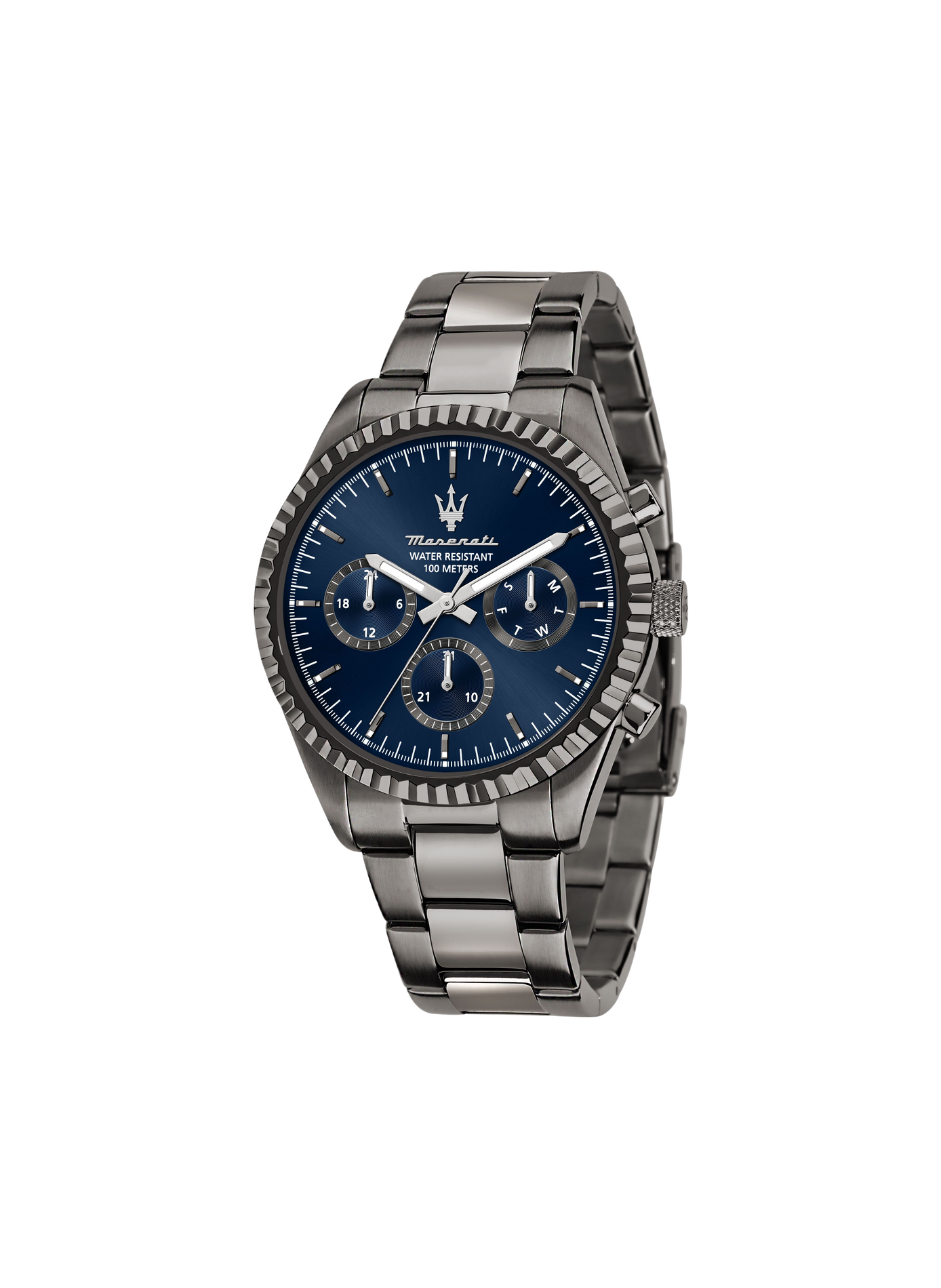 Montre quartz en acier inoxydable MASERATI Bleu