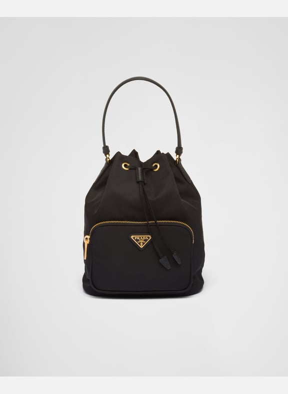 Sac seau prada duet en re-nylon Noir by PRADA PRADA Sac seau prada duet en re-nylon Noir
