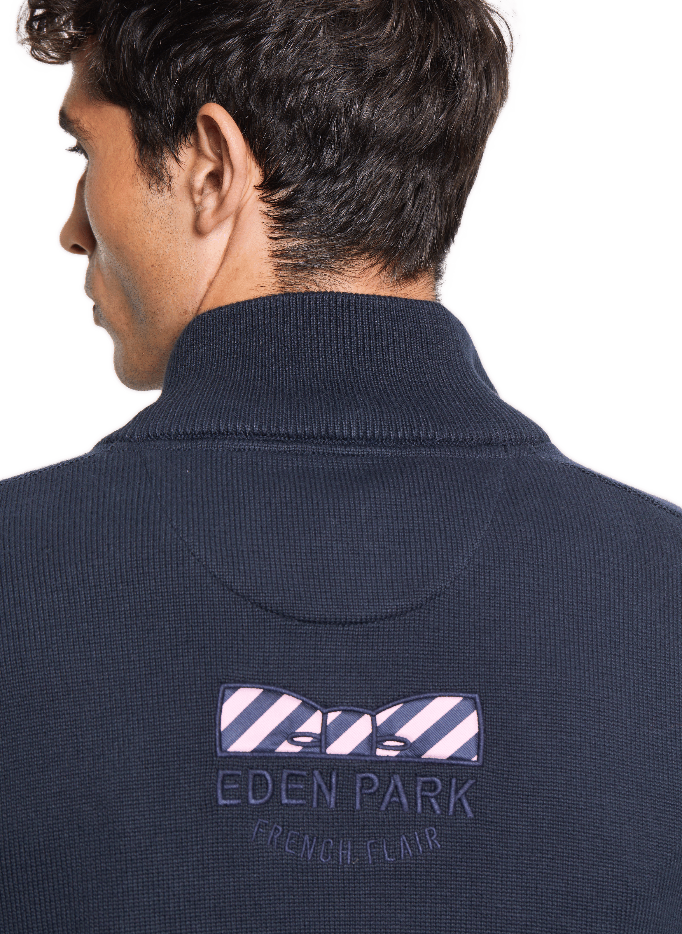 Cotton cardigan EDEN PARK Blue