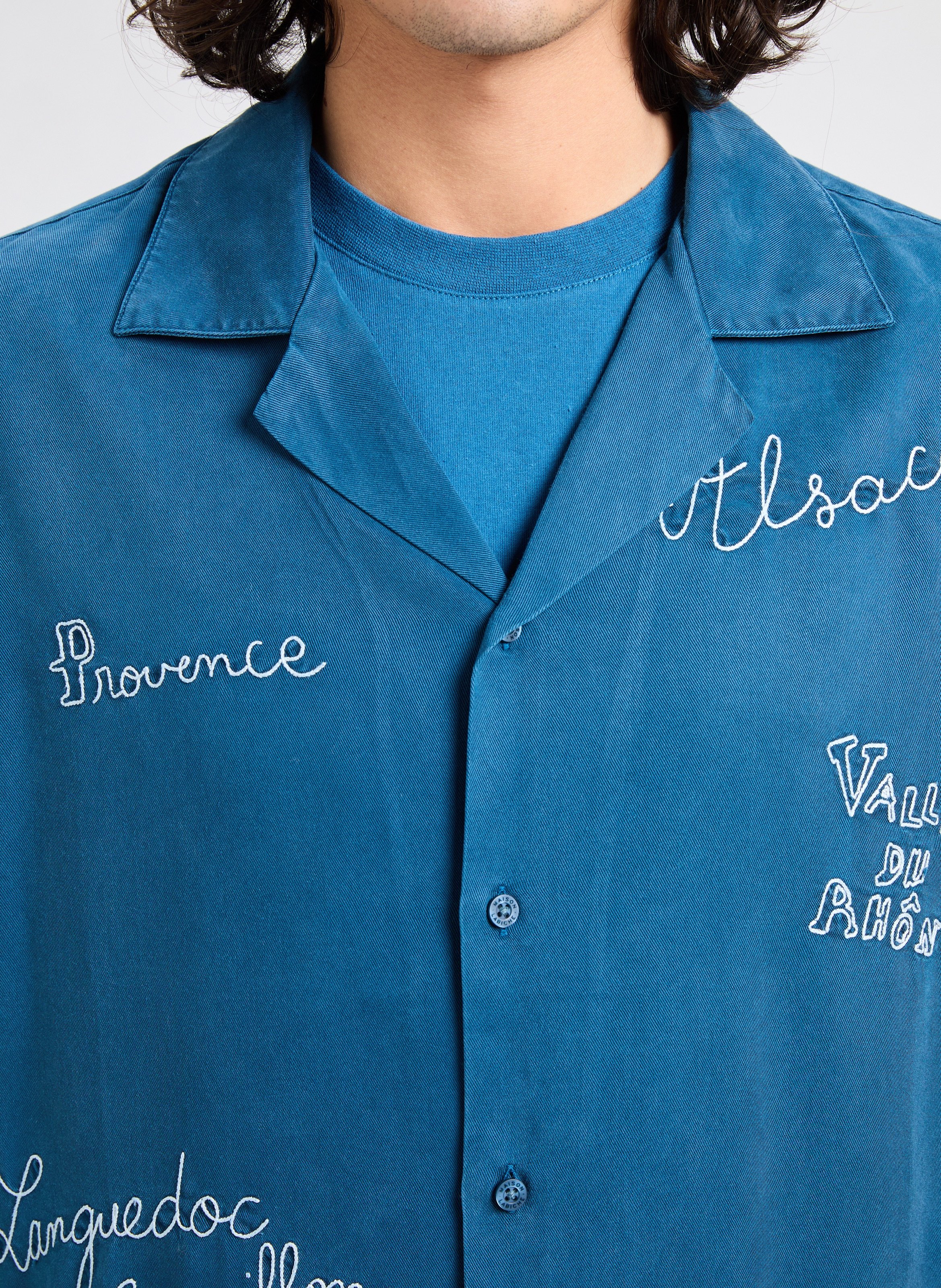 Shirt Morney Wines of France Blue